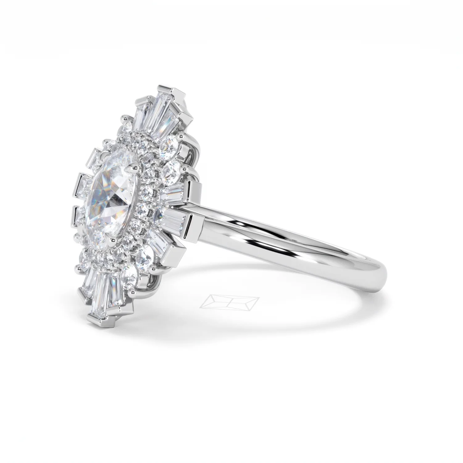 The Radiance Lab Diamond Ring 2.00ct H/SI Set in 9K White Gold - Image 76