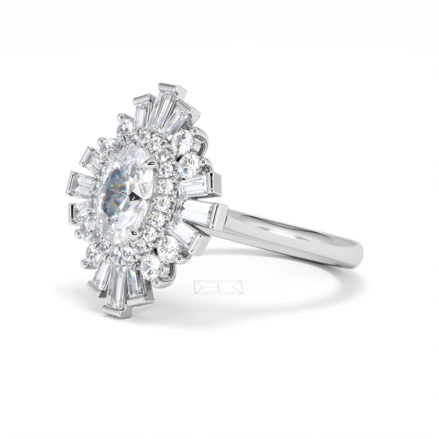 The Radiance Lab Diamond Ring 2.00ct H/SI Set in 9K White Gold - Image 79