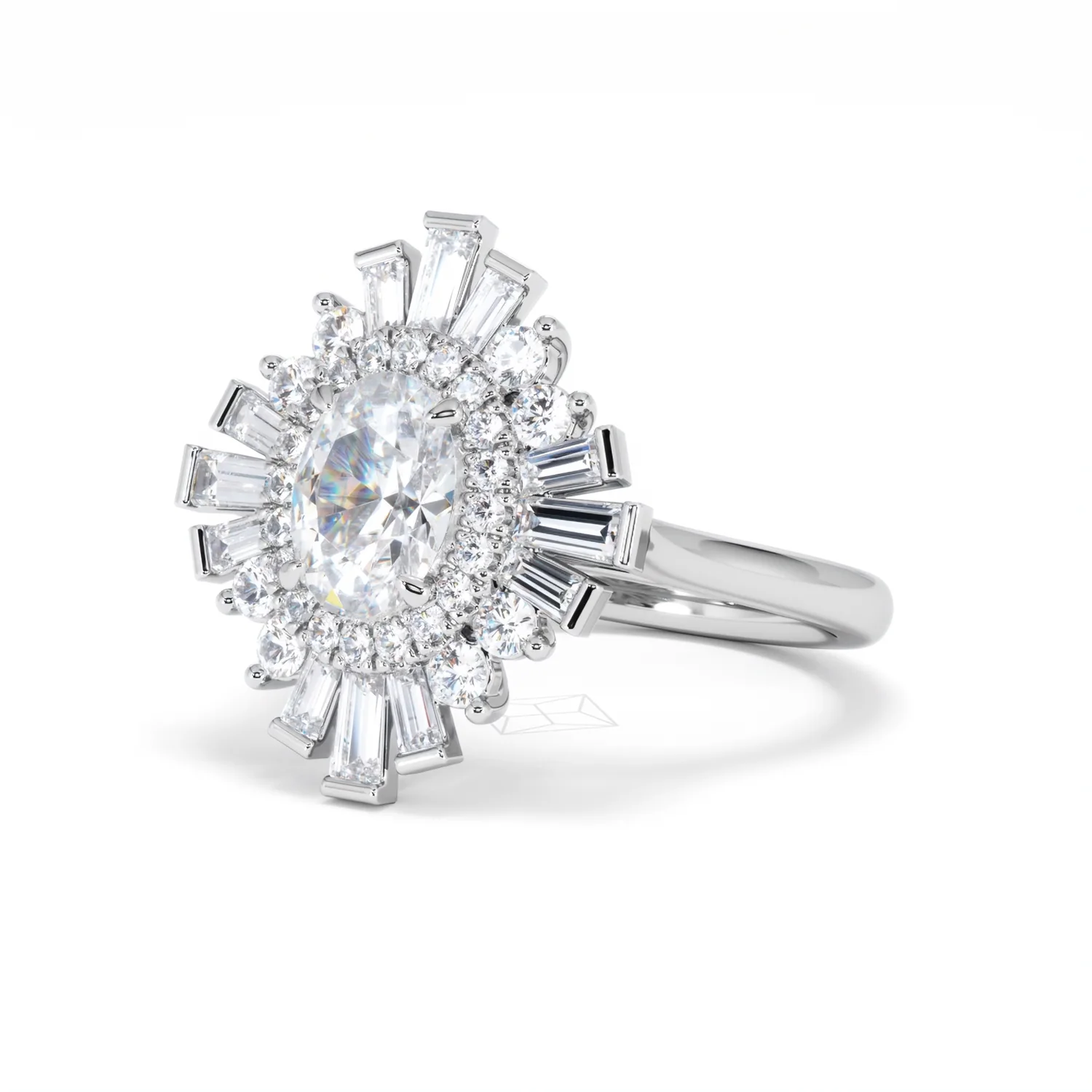 The Radiance Lab Diamond Ring 2.00ct H/SI Set in 9K White Gold - Image 82