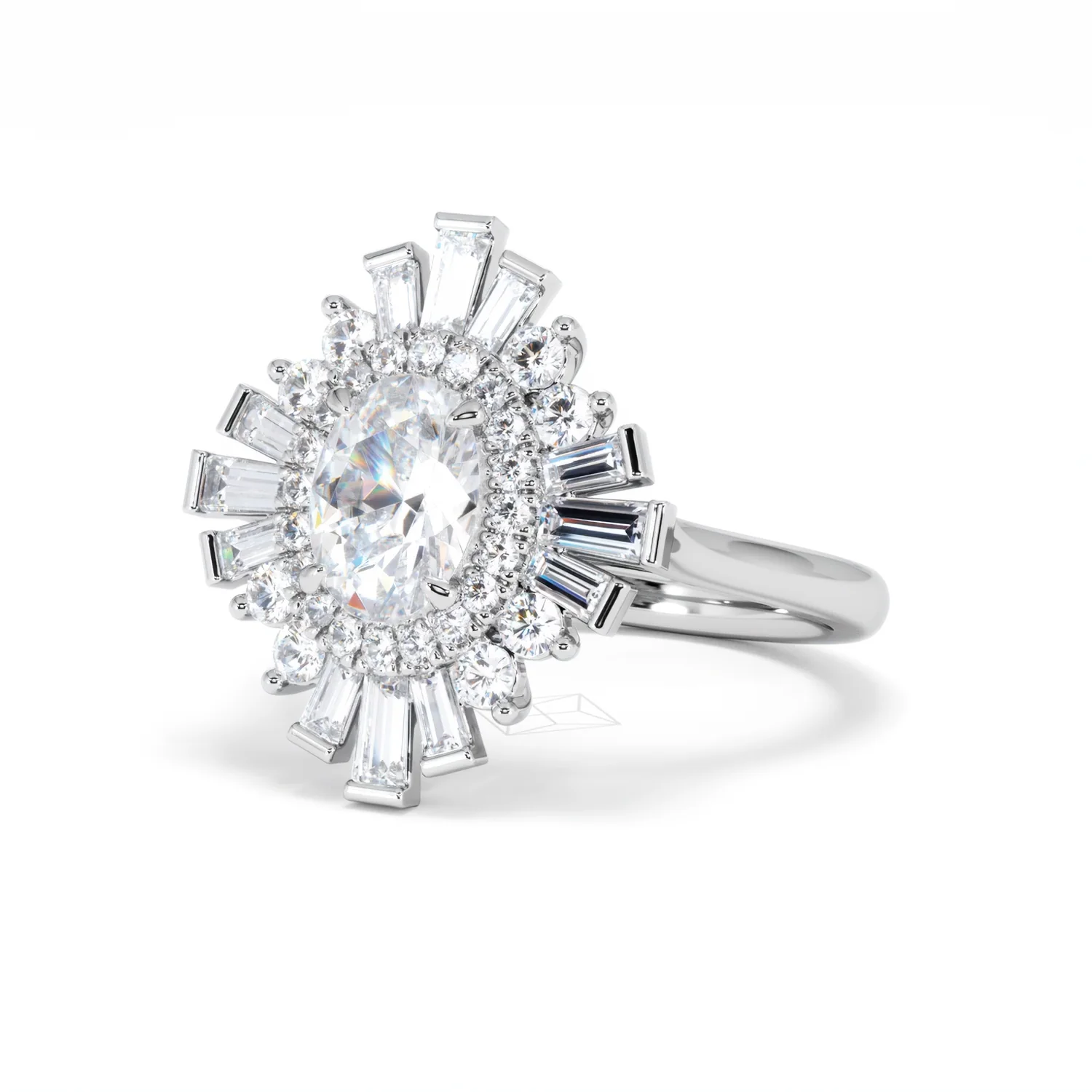 The Radiance Lab Diamond Ring 2.00ct H/SI Set in 9K White Gold - Image 83