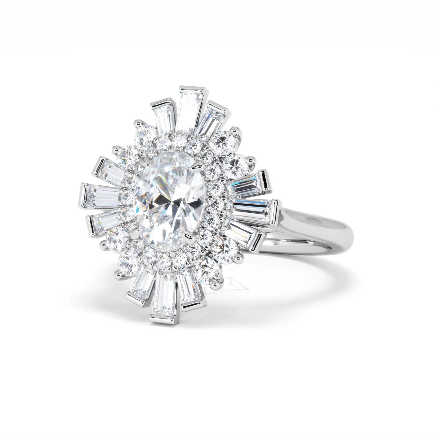 The Radiance Lab Diamond Ring 2.00ct H/SI Set in 9K White Gold - Image 84