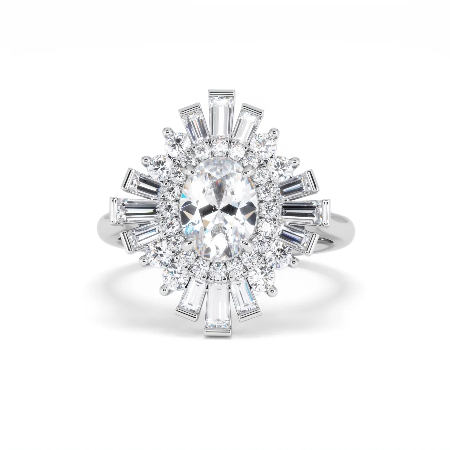 The Radiance Lab Diamond Ring 2.00ct H/SI Set in 9K White Gold - Image 88