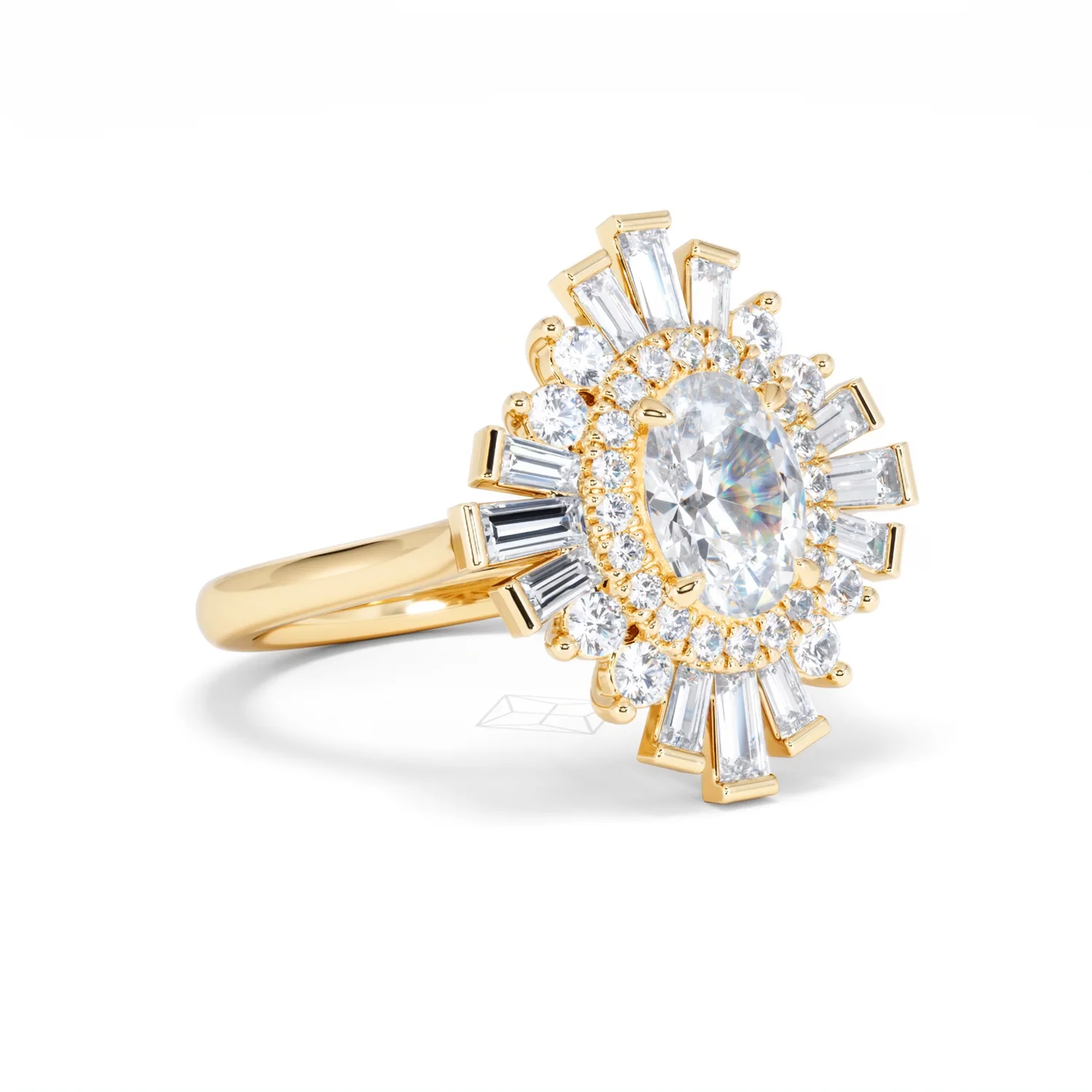 The Radiance Lab Diamond Ring 2.00ct H/SI SetI in 9K Gold - Image 17