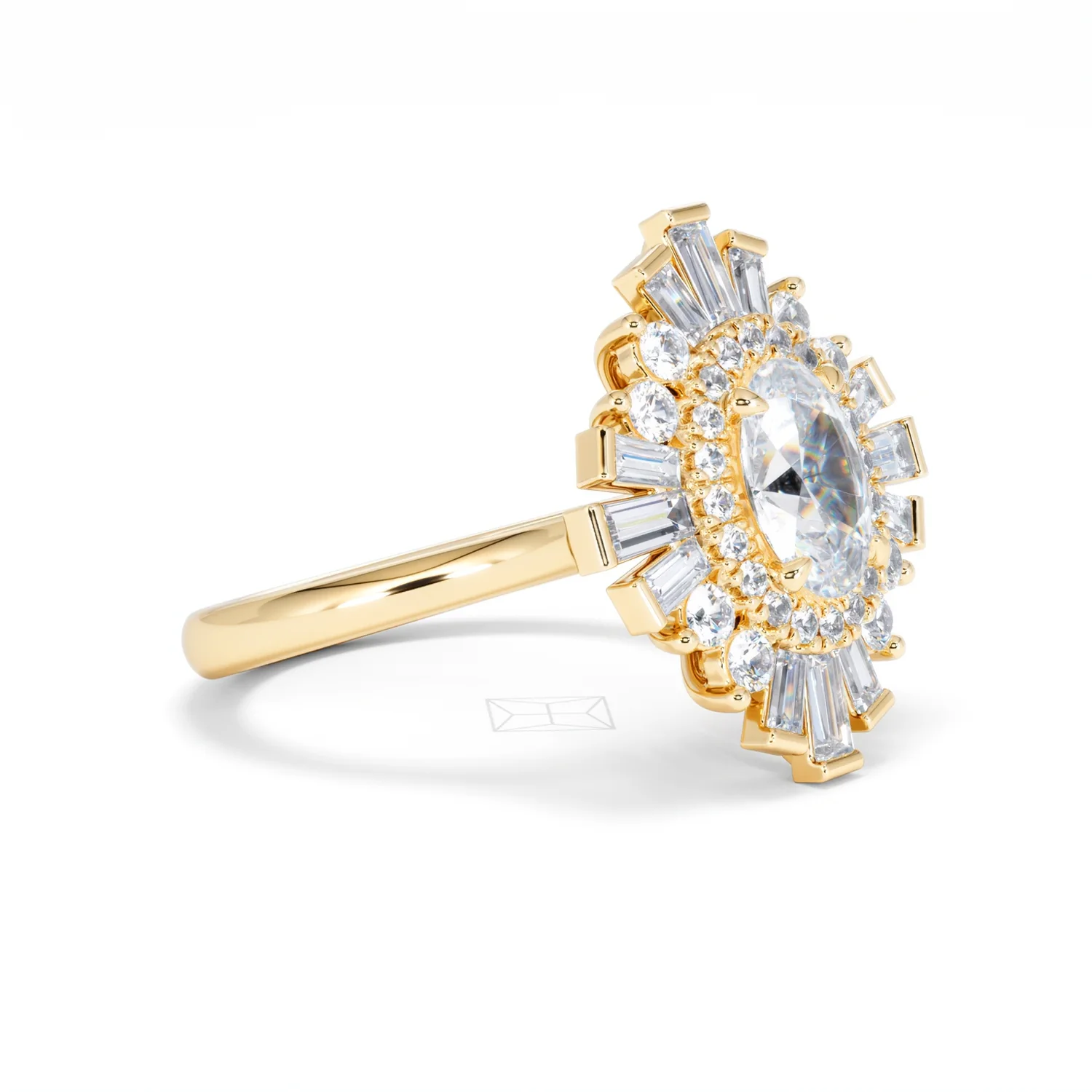 The Radiance Lab Diamond Ring 2.00ct H/SI SetI in 9K Gold - Image 21
