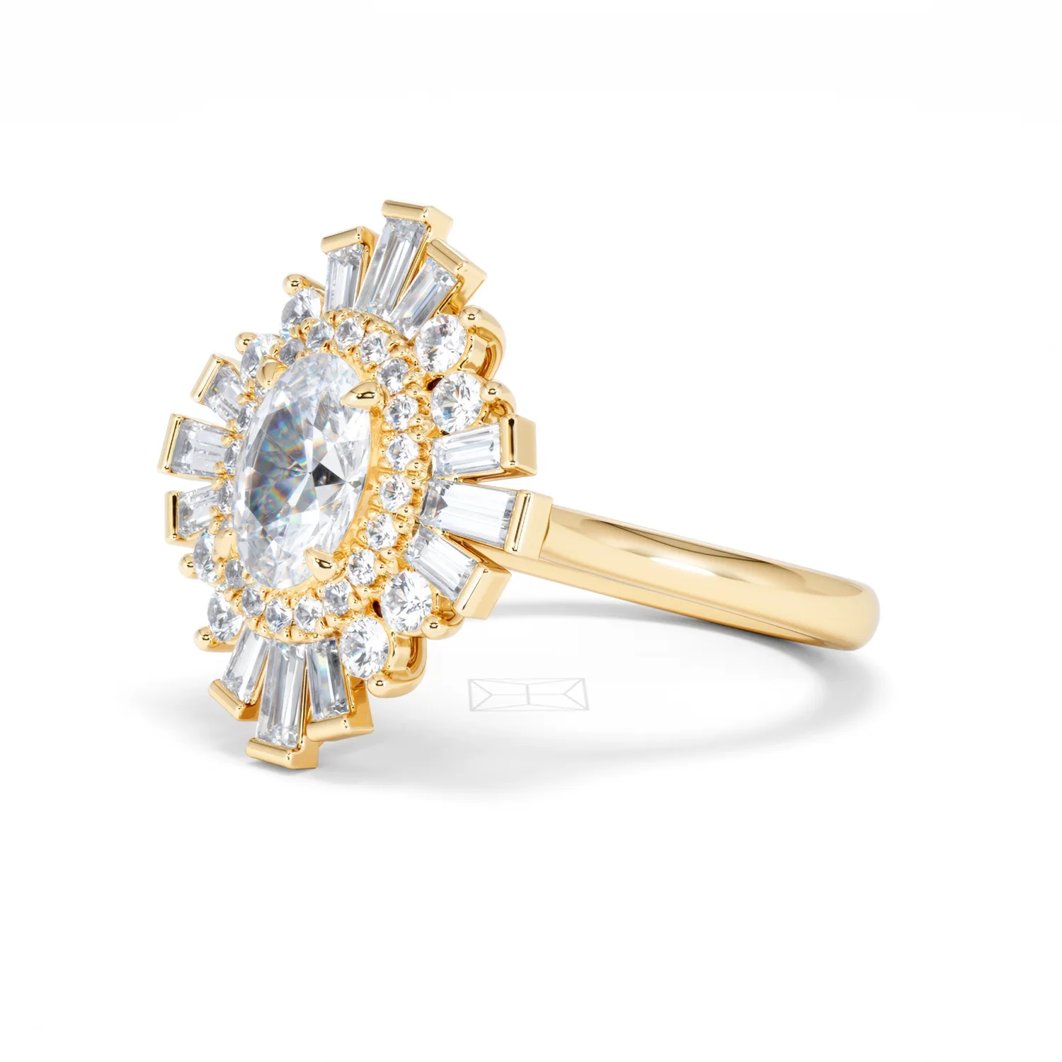 The Radiance Lab Diamond Ring 2.00ct H/SI SetI in 9K Gold - Image 80