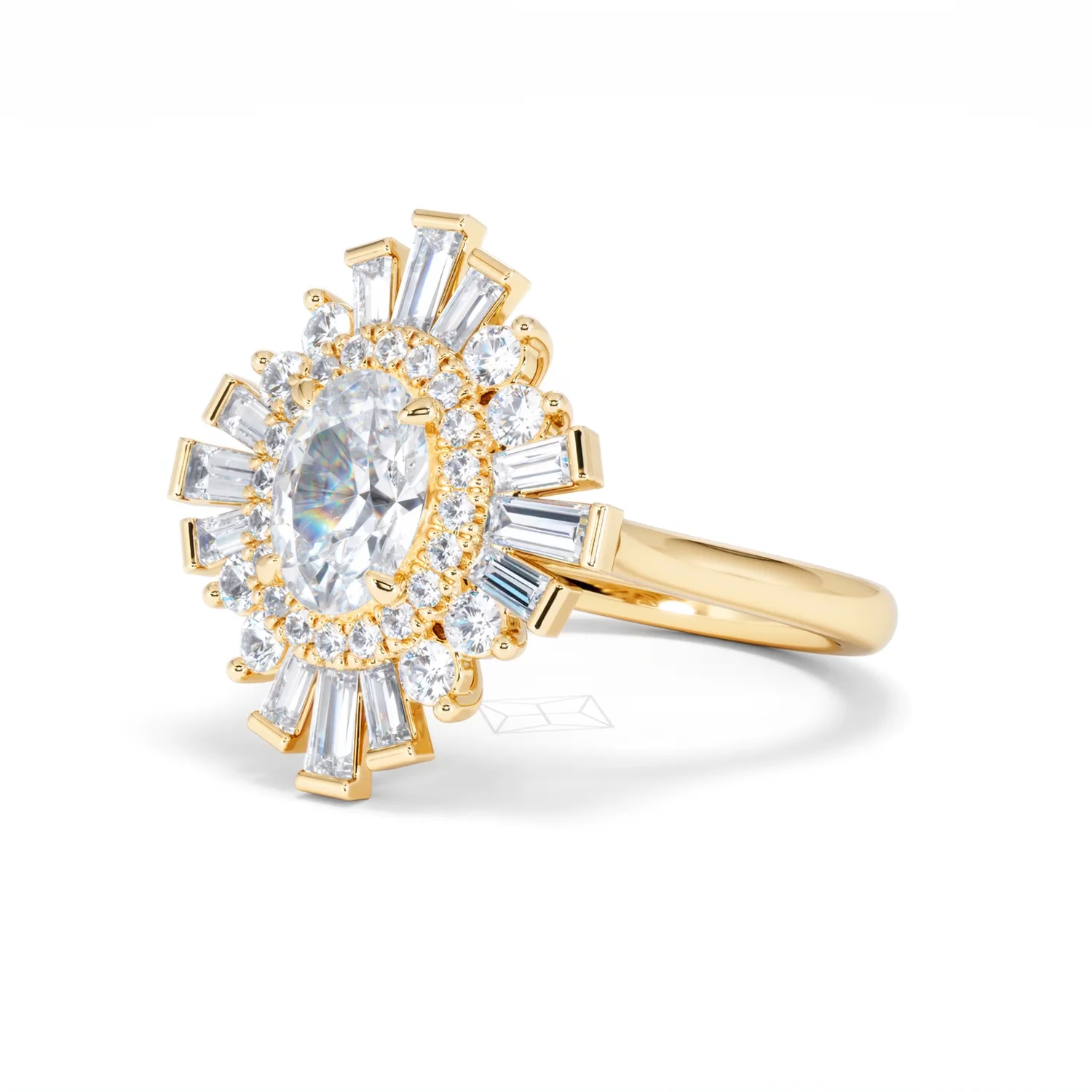 The Radiance Lab Diamond Ring 2.00ct H/SI SetI in 9K Gold - Image 82