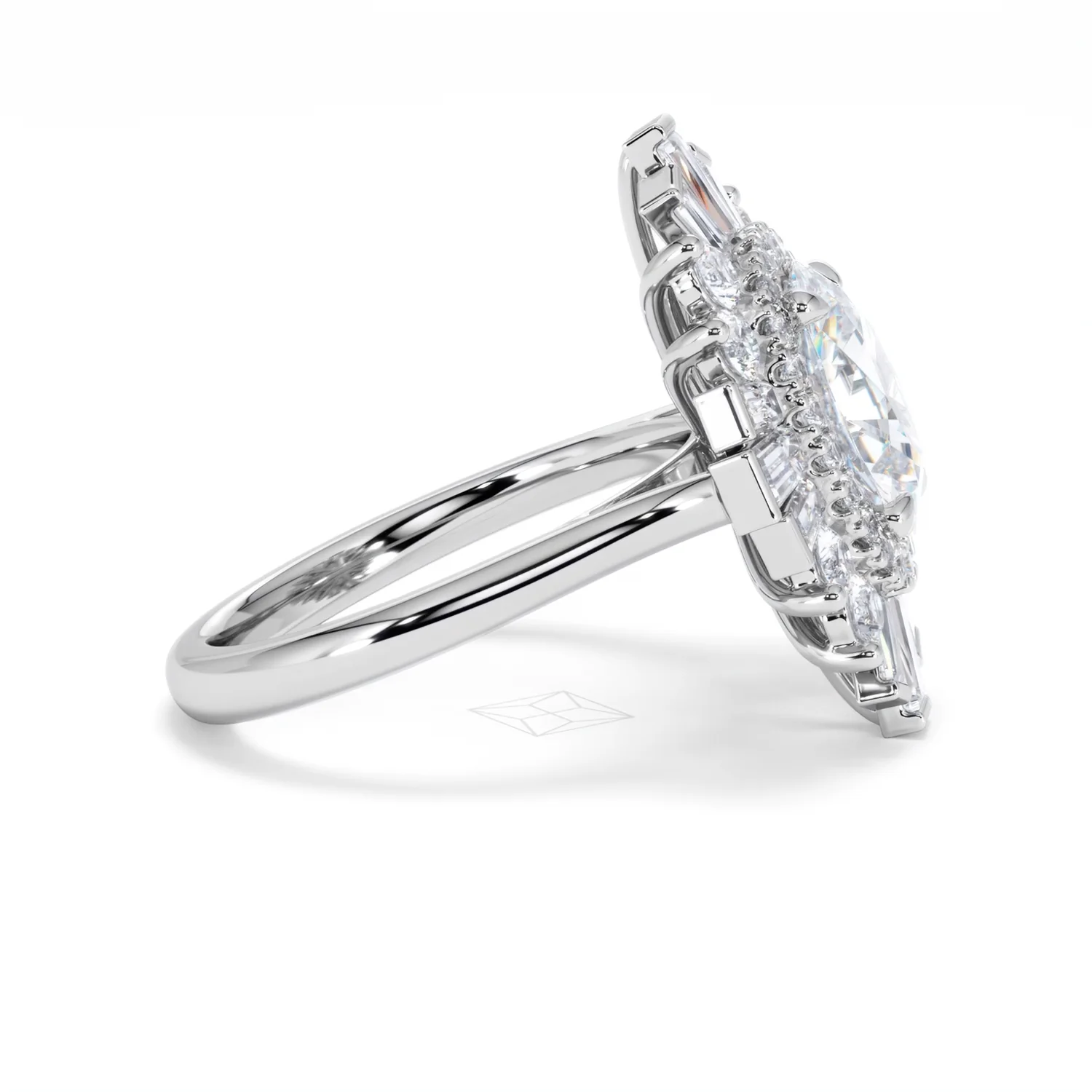 The Radiance Lab Diamond Ring 3.35ct H/SI Set in 18K White Gold - Image 28