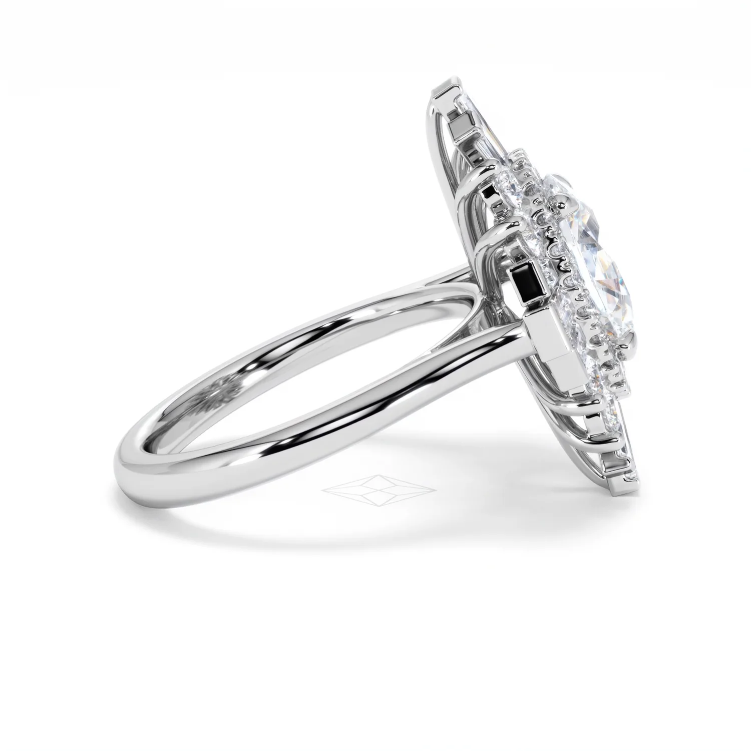 The Radiance Lab Diamond Ring 3.35ct H/SI Set in 18K White Gold - Image 30