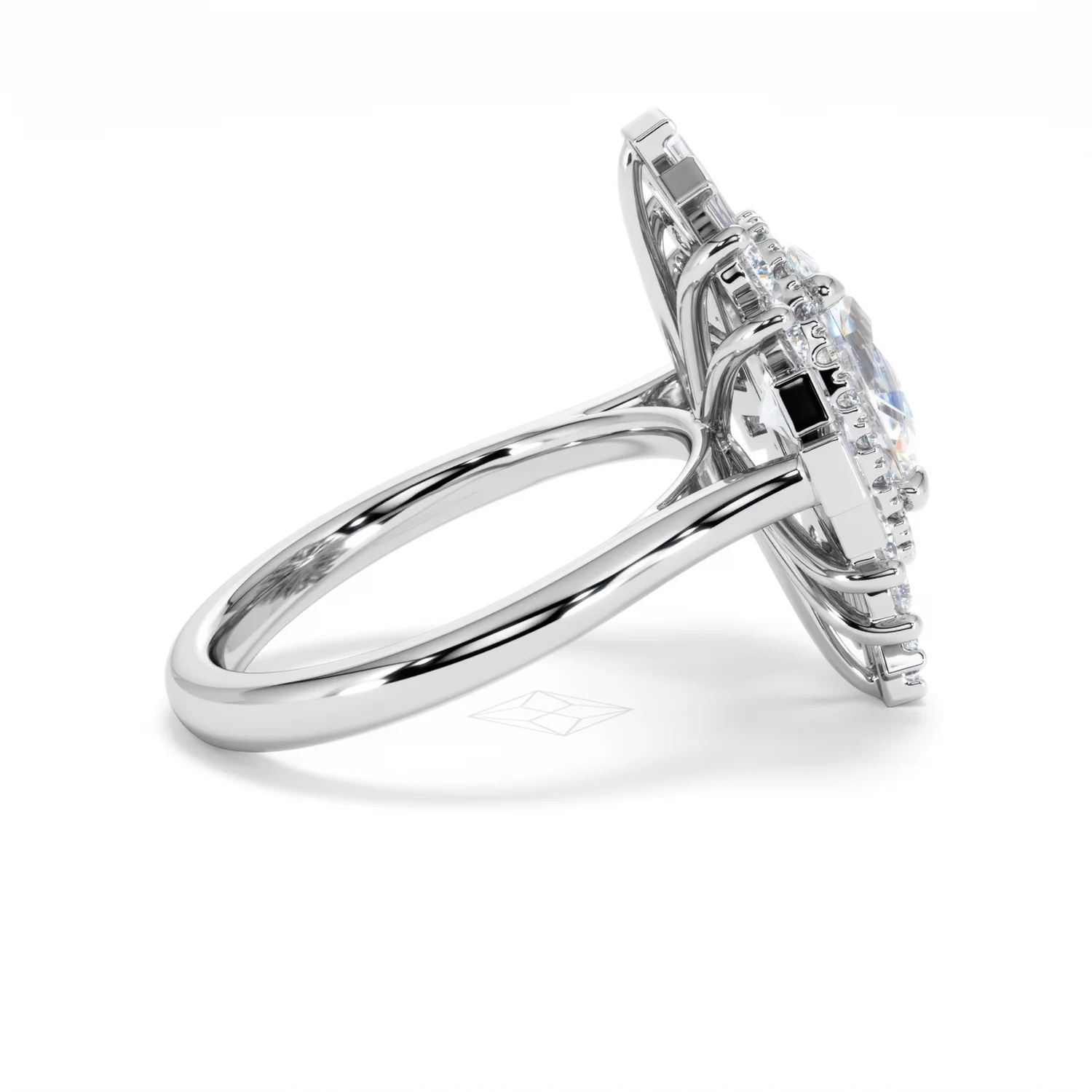 The Radiance Lab Diamond Ring 3.35ct H/SI Set in 18K White Gold - Image 32