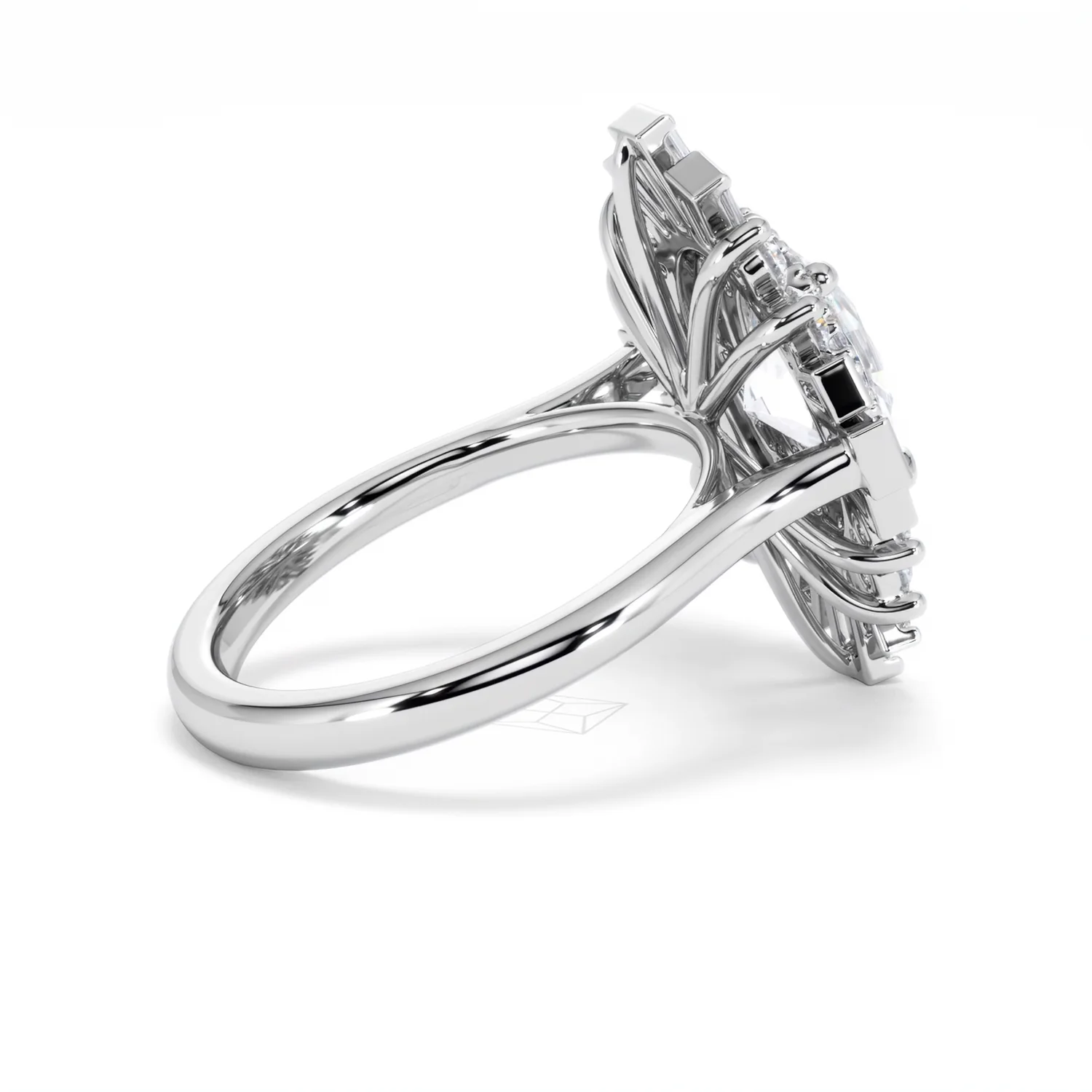 The Radiance Lab Diamond Ring 3.35ct H/SI Set in 18K White Gold - Image 35
