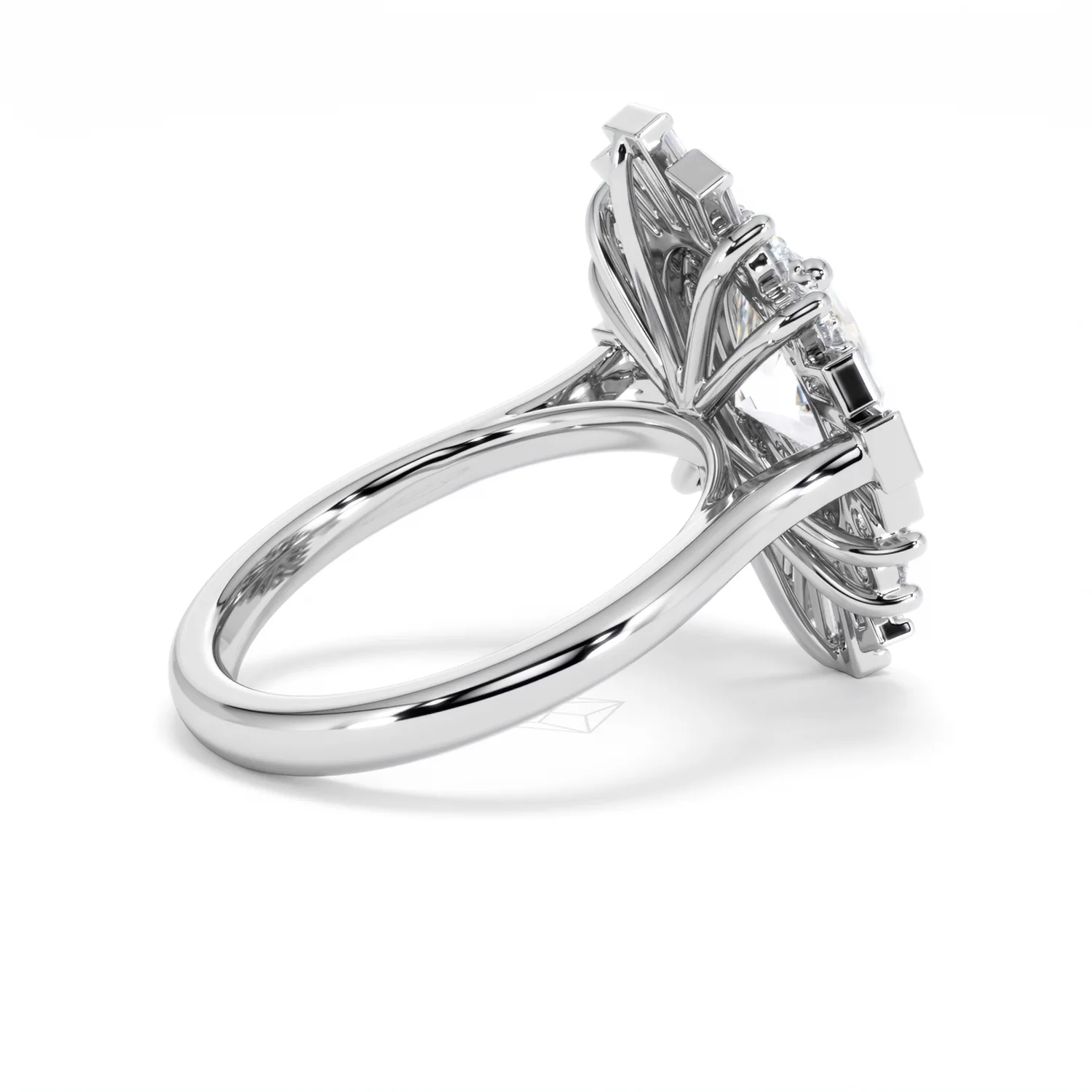 The Radiance Lab Diamond Ring 3.35ct H/SI Set in 18K White Gold - Image 36