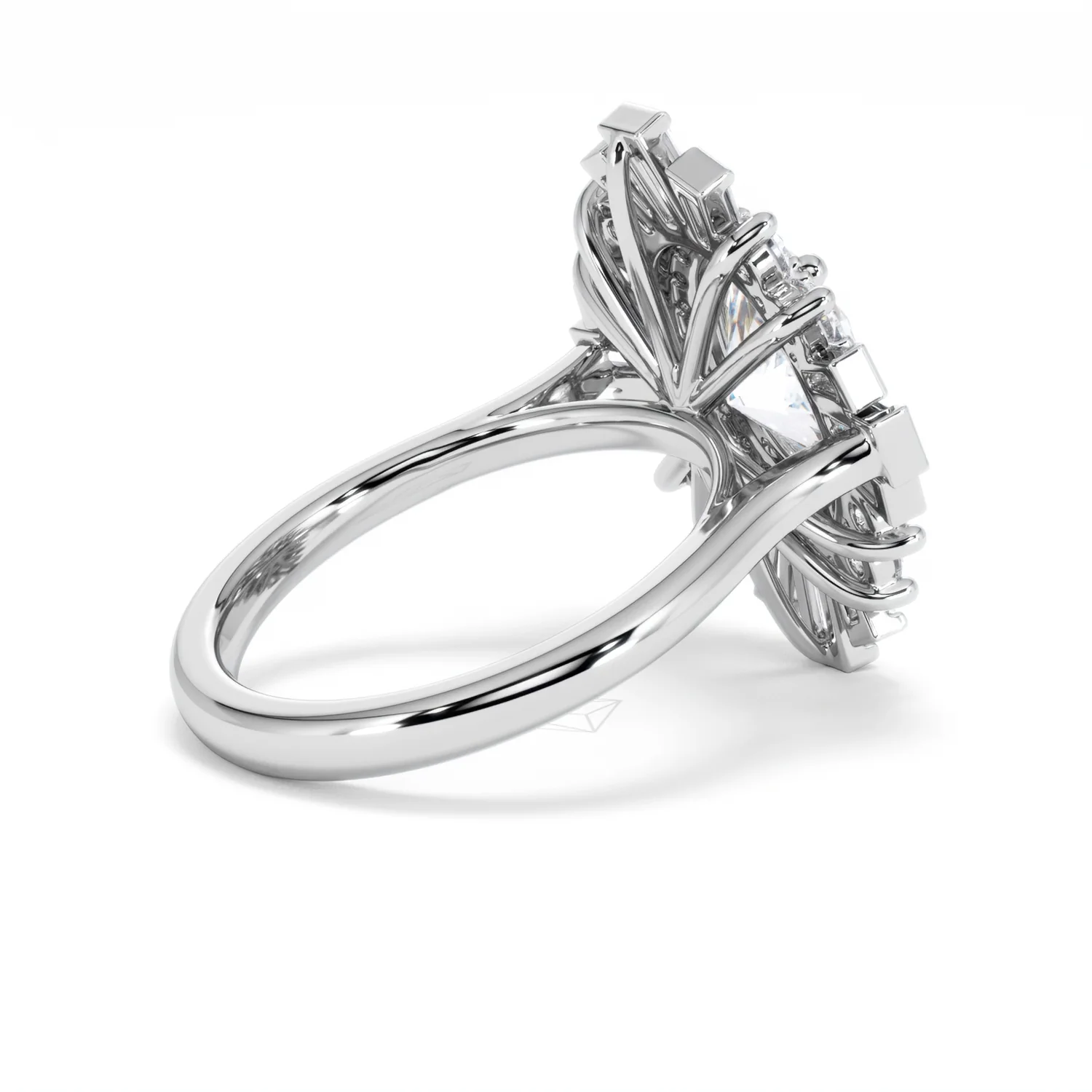 The Radiance Lab Diamond Ring 3.35ct H/SI Set in 18K White Gold - Image 37
