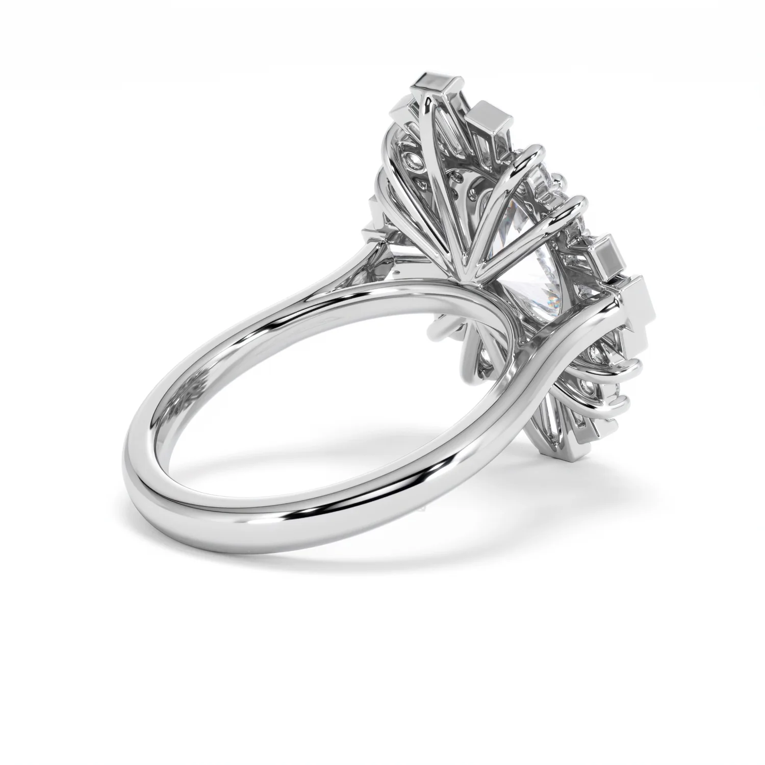 The Radiance Lab Diamond Ring 3.35ct H/SI Set in 18K White Gold - Image 39