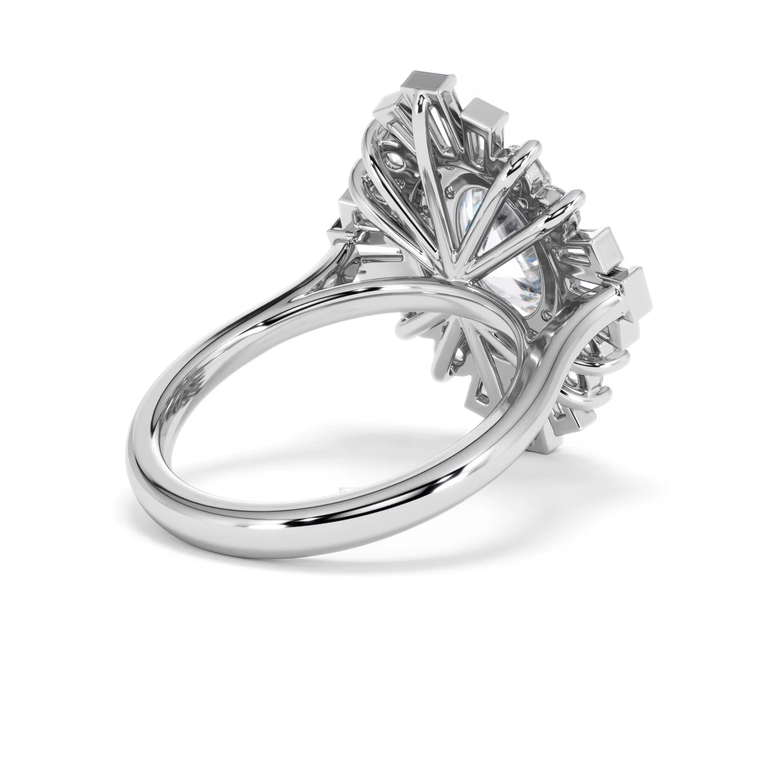 The Radiance Lab Diamond Ring 3.35ct H/SI Set in 18K White Gold - Image 41