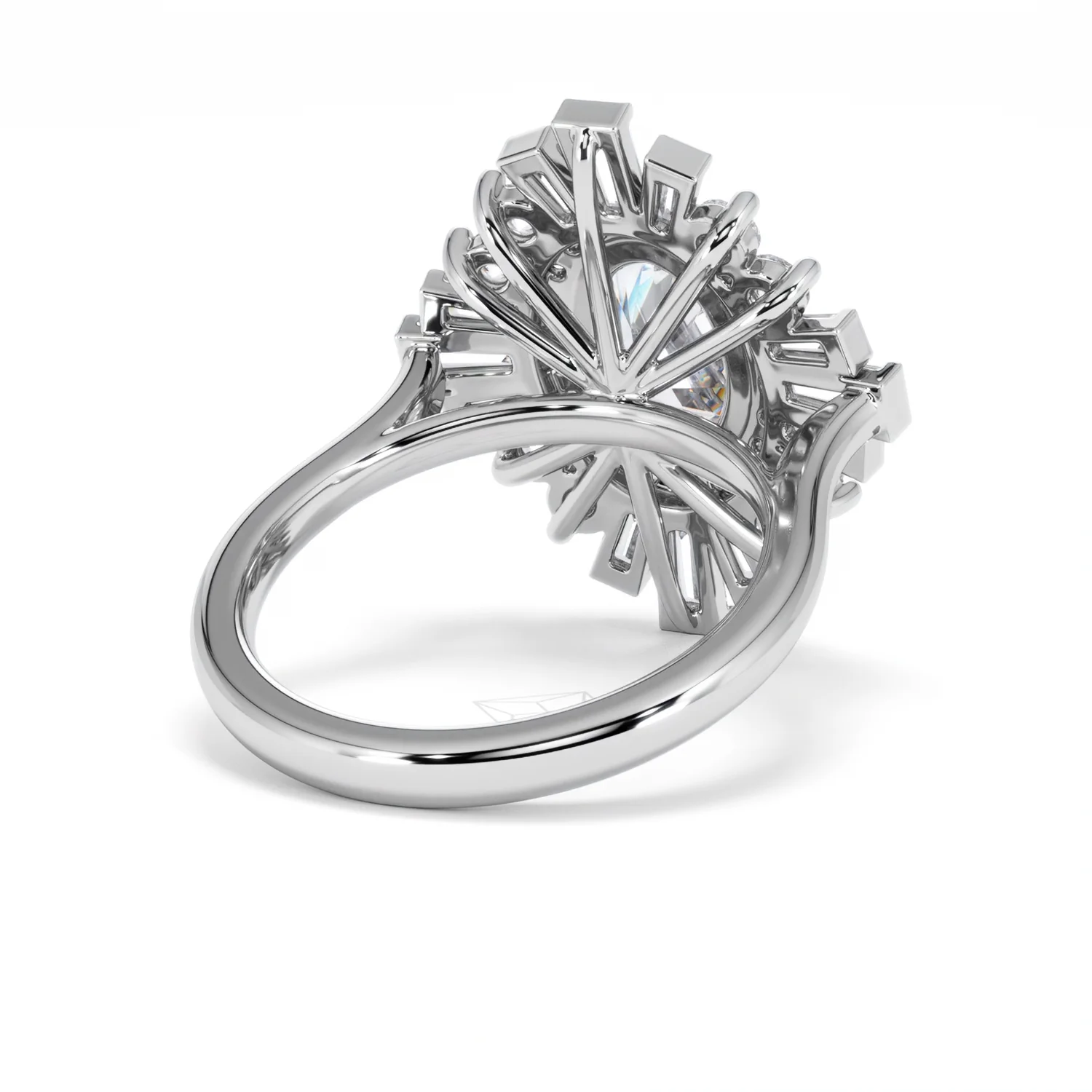 The Radiance Lab Diamond Ring 3.35ct H/SI Set in 18K White Gold - Image 44