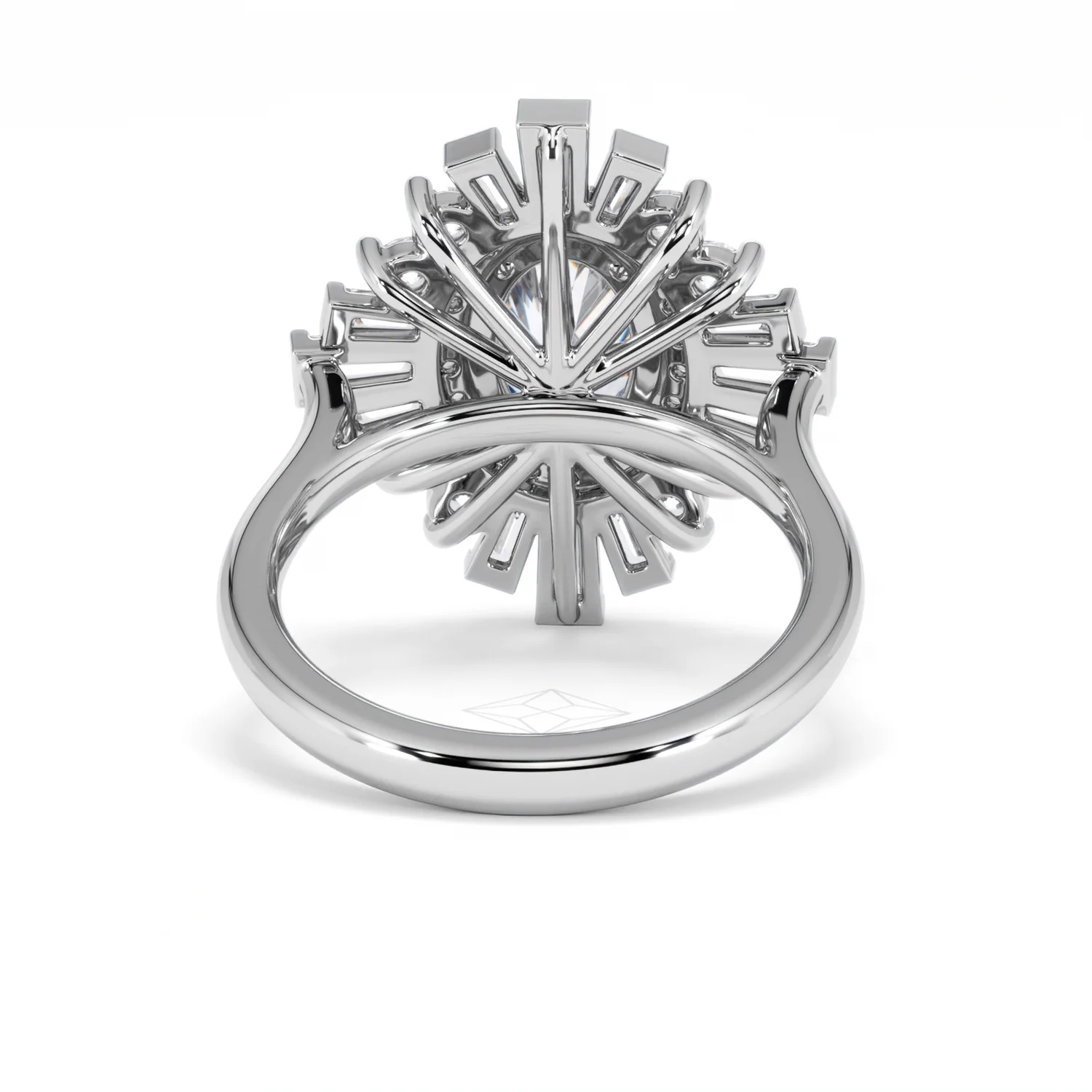 The Radiance Lab Diamond Ring 3.35ct H/SI Set in 18K White Gold - Image 49