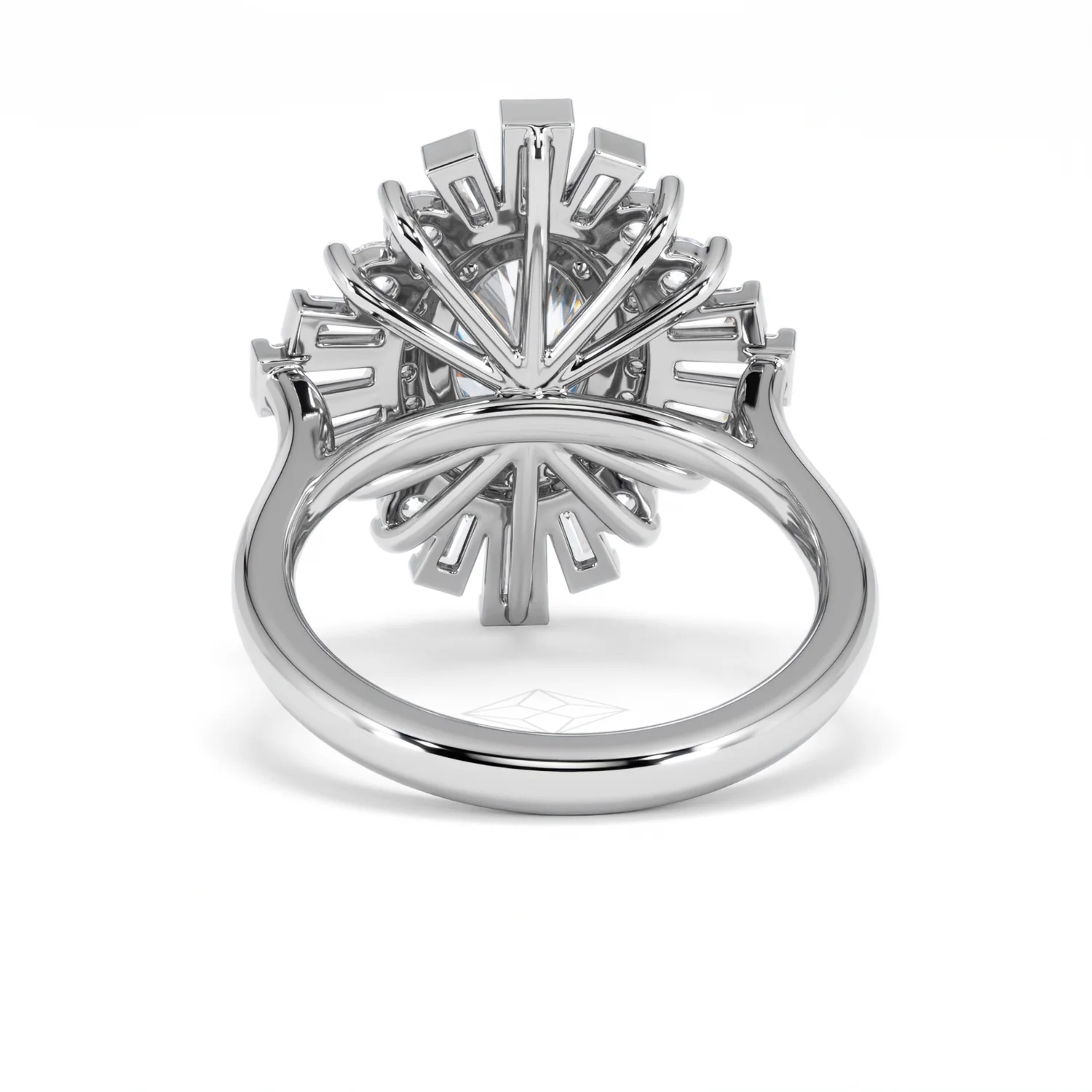 The Radiance Lab Diamond Ring 3.35ct H/SI Set in 18K White Gold - Image 51