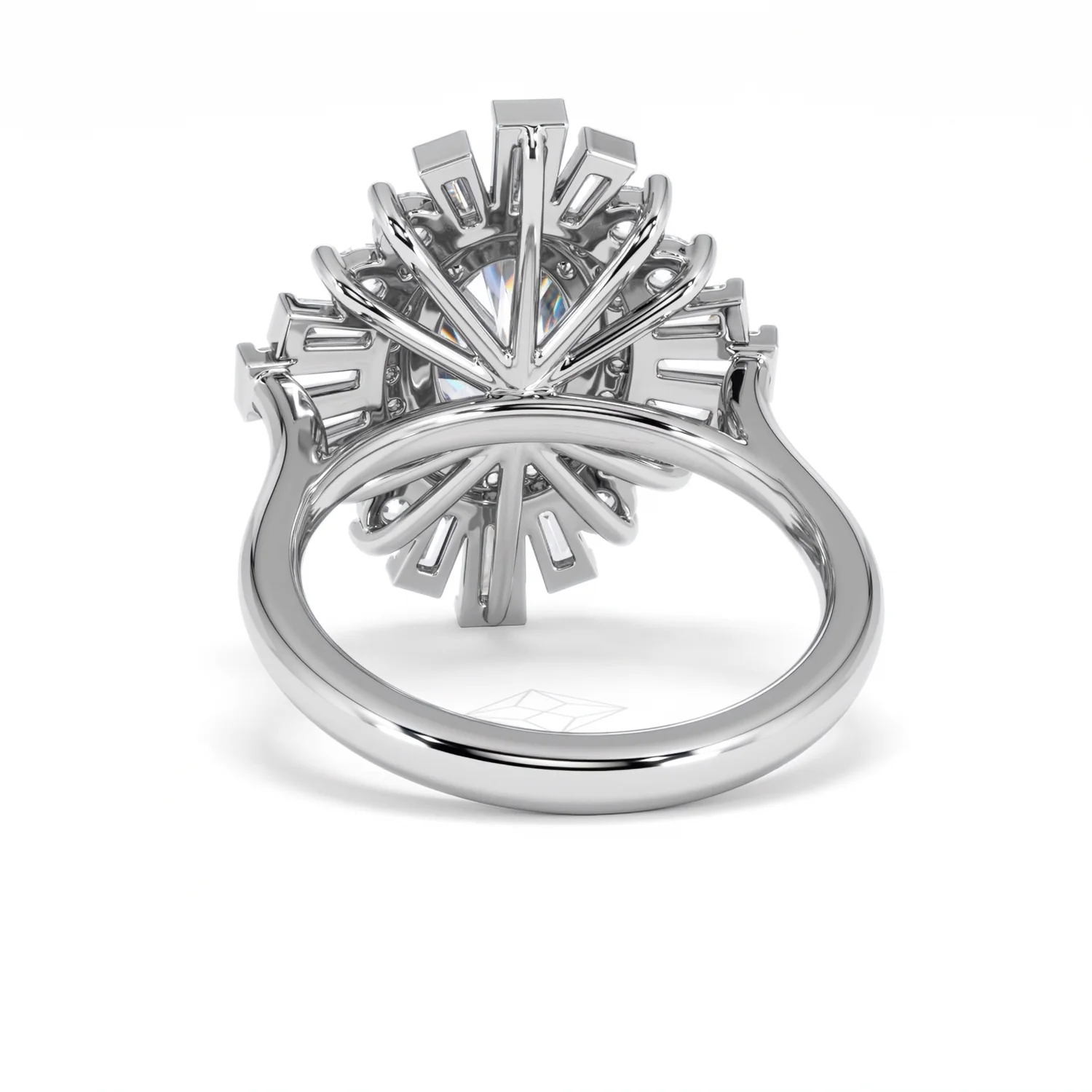 The Radiance Lab Diamond Ring 3.35ct H/SI Set in 18K White Gold - Image 52