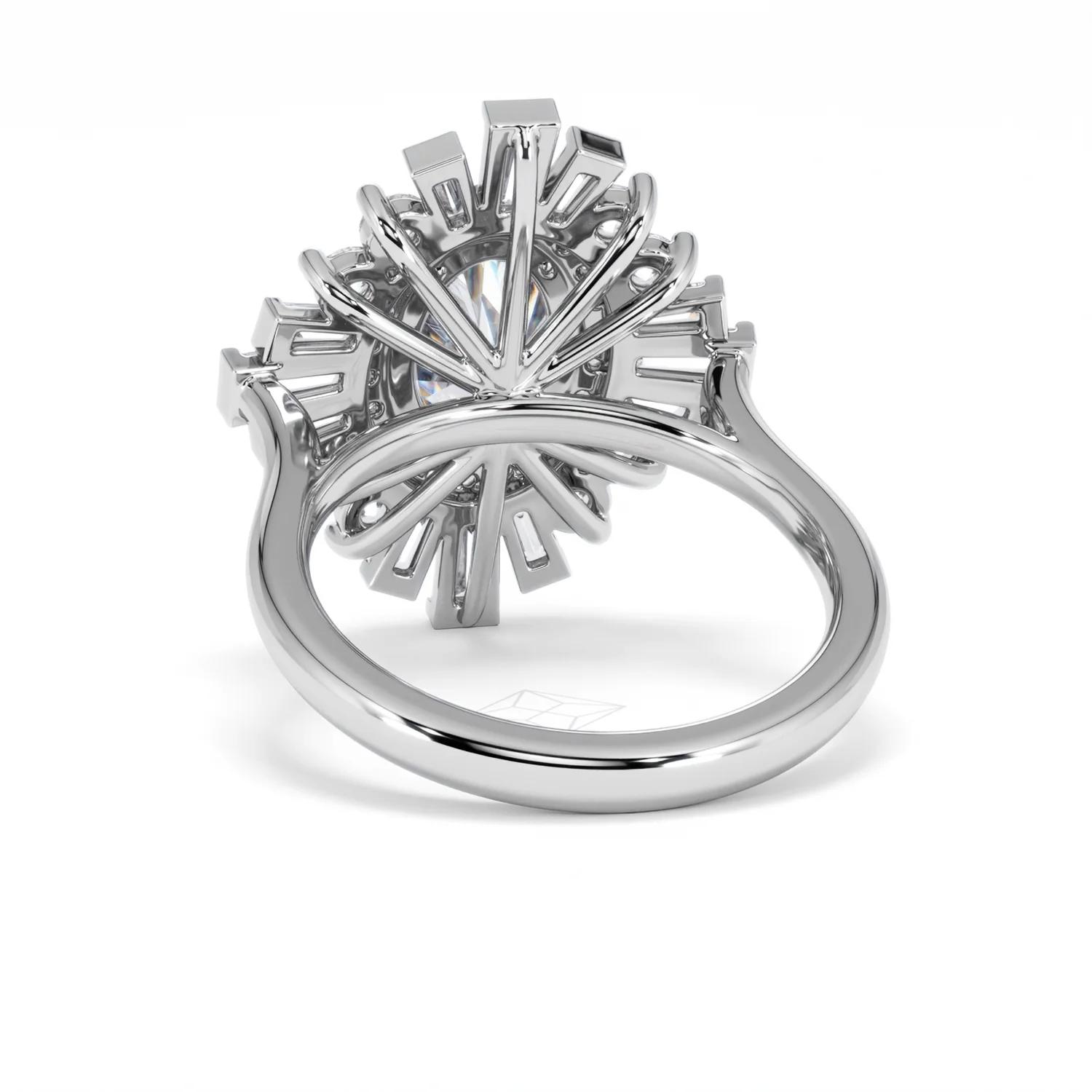 The Radiance Lab Diamond Ring 3.35ct H/SI Set in 18K White Gold - Image 53