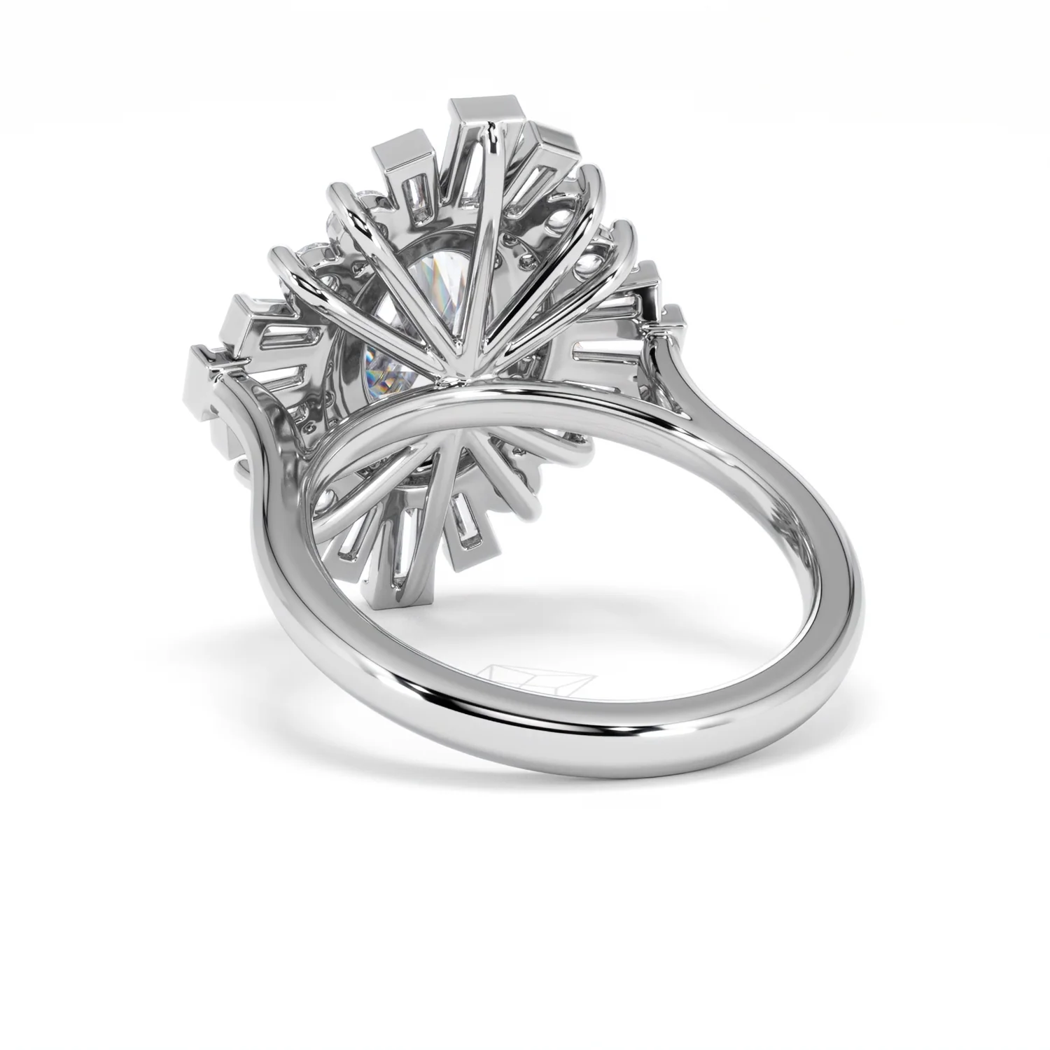 The Radiance Lab Diamond Ring 3.35ct H/SI Set in 18K White Gold - Image 55