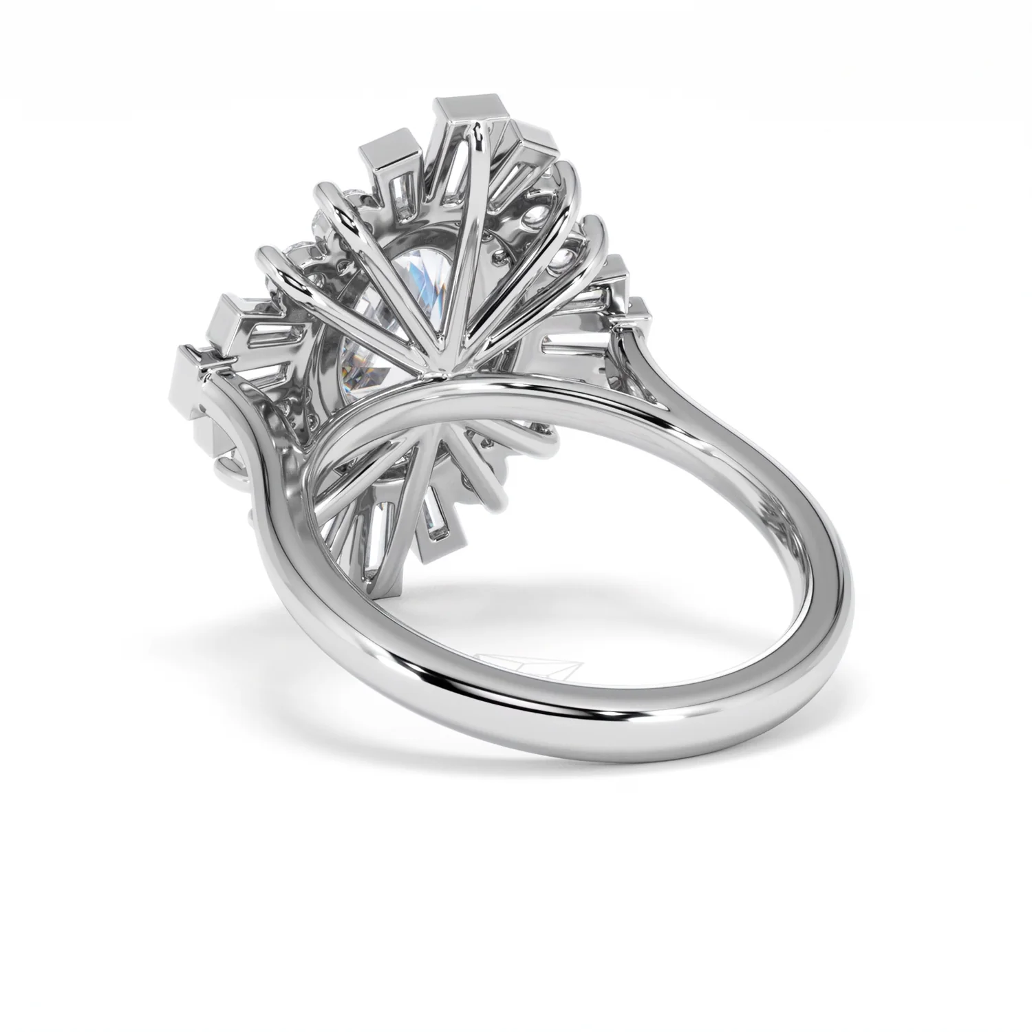The Radiance Lab Diamond Ring 3.35ct H/SI Set in 18K White Gold - Image 56