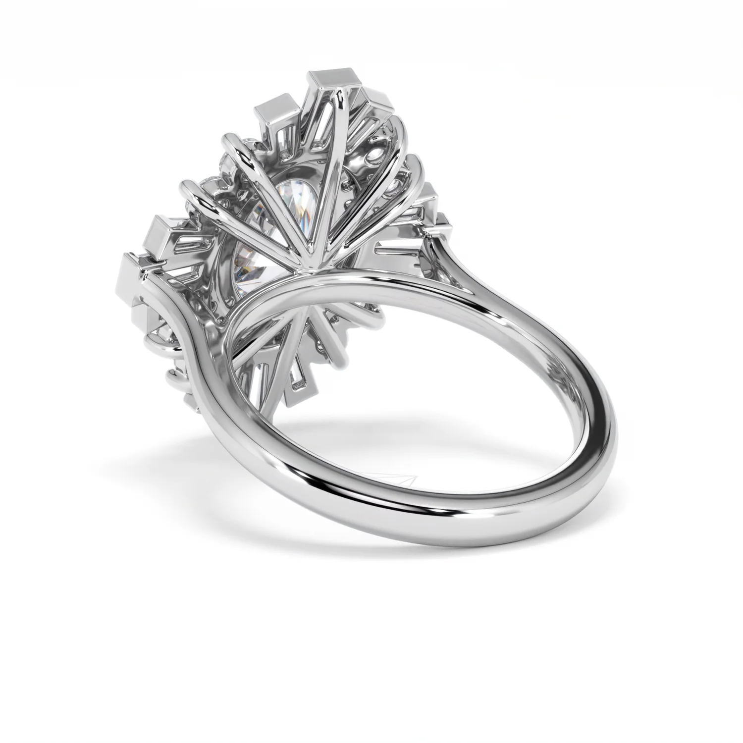 The Radiance Lab Diamond Ring 3.35ct H/SI Set in 18K White Gold - Image 57
