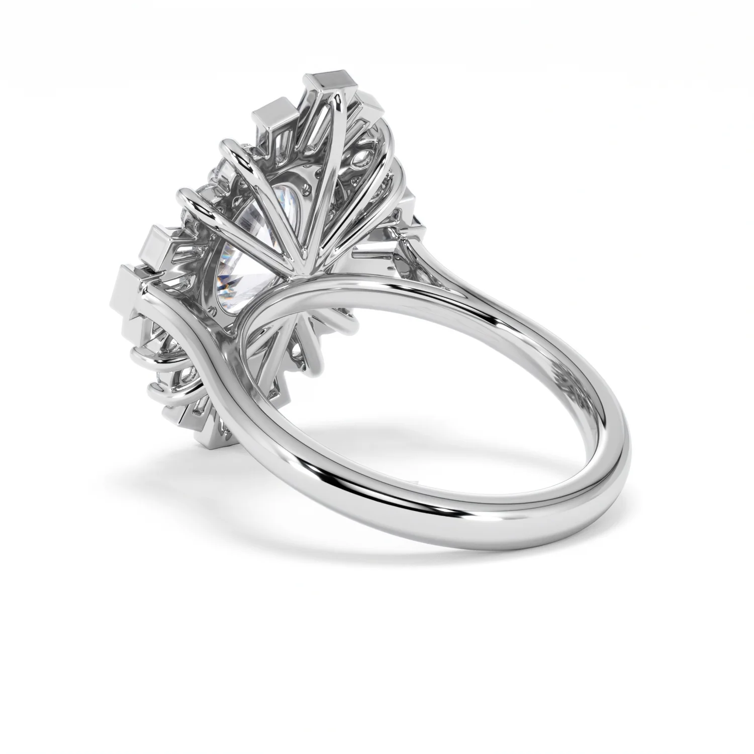 The Radiance Lab Diamond Ring 3.35ct H/SI Set in 18K White Gold - Image 59