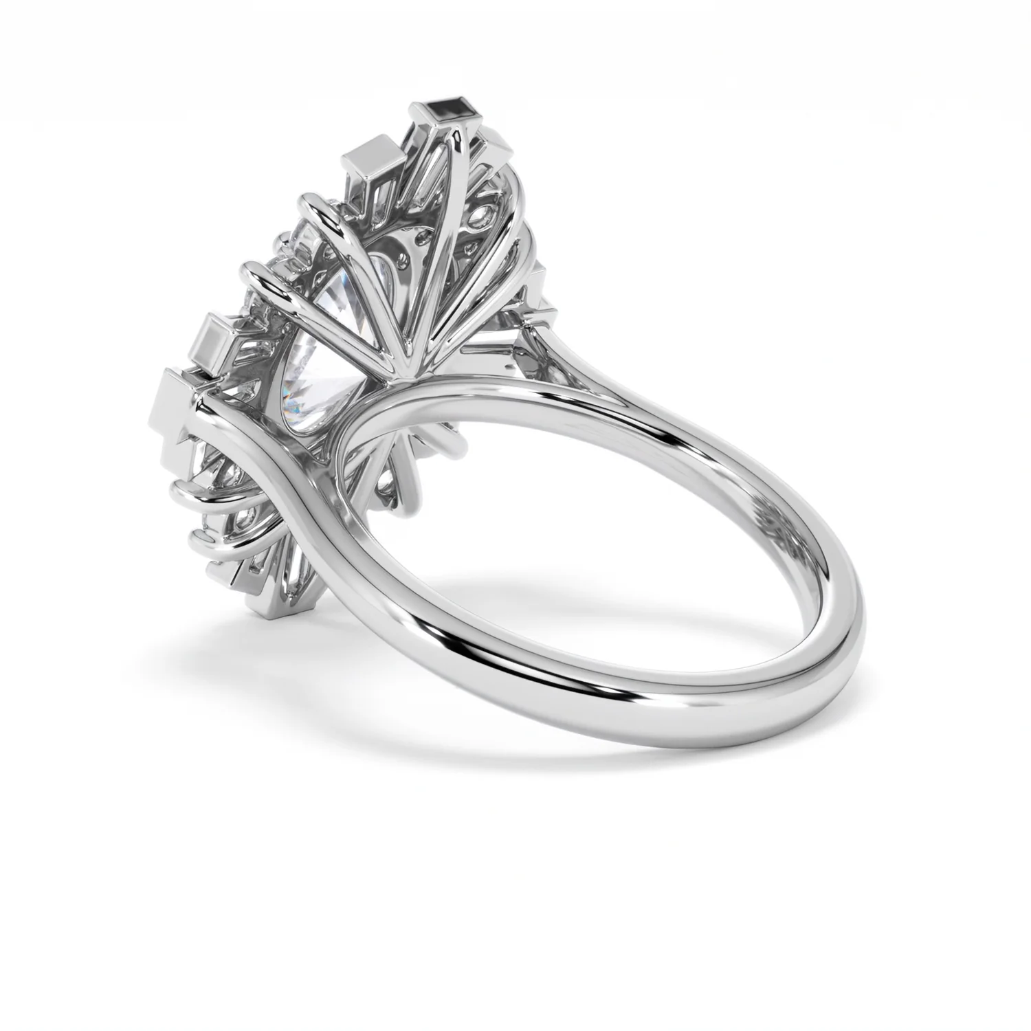 The Radiance Lab Diamond Ring 3.35ct H/SI Set in 18K White Gold - Image 60