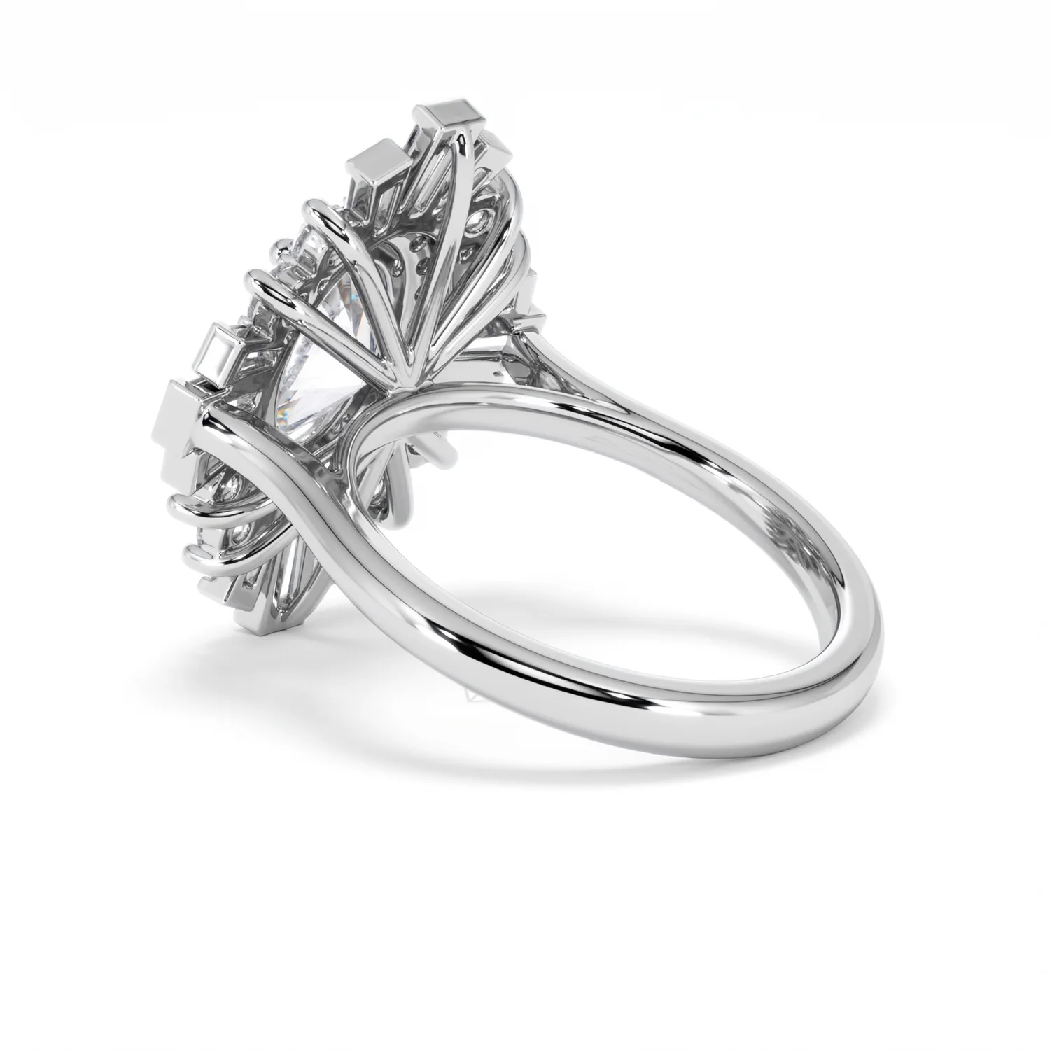 The Radiance Lab Diamond Ring 3.35ct H/SI Set in 18K White Gold - Image 61