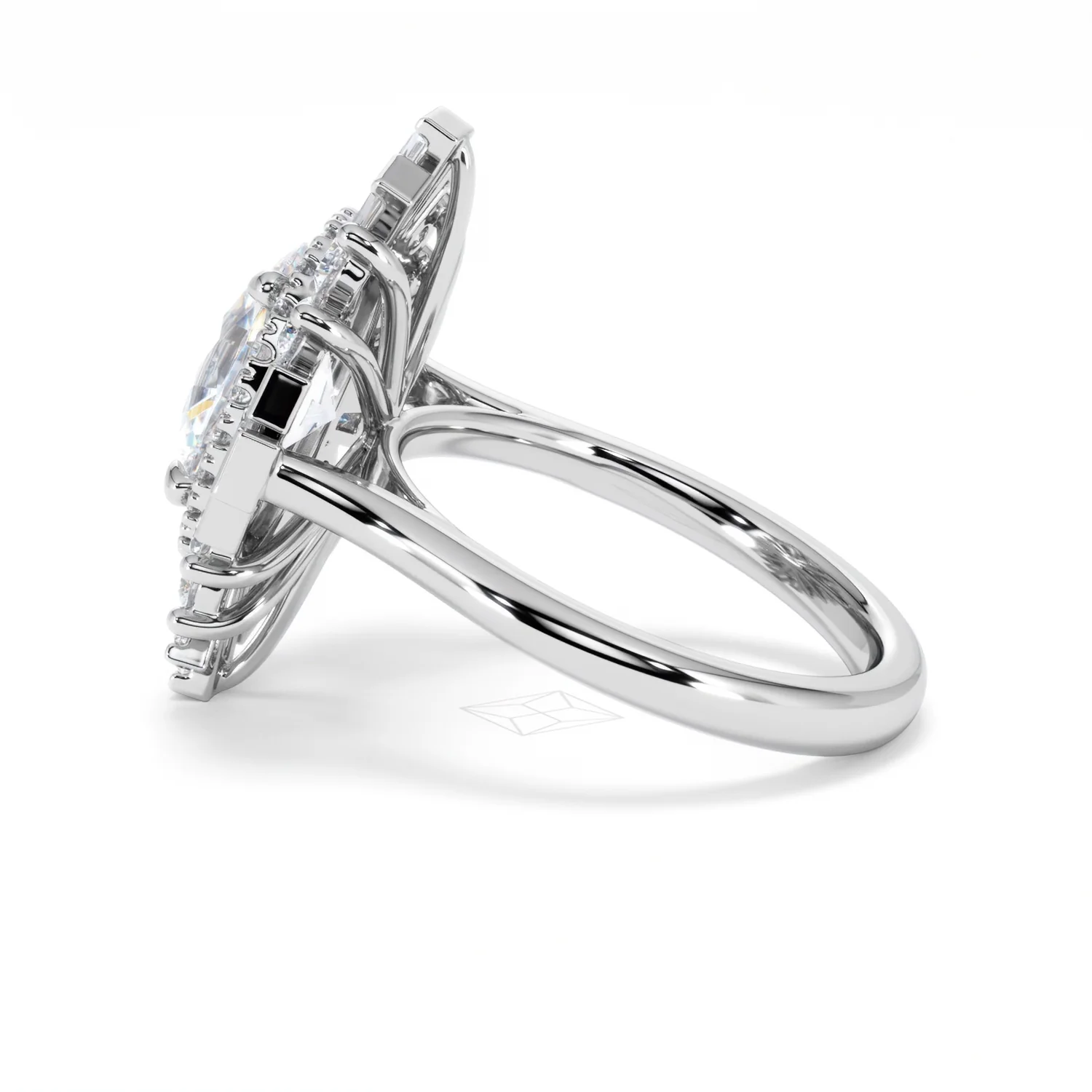 The Radiance Lab Diamond Ring 3.35ct H/SI Set in 18K White Gold - Image 67