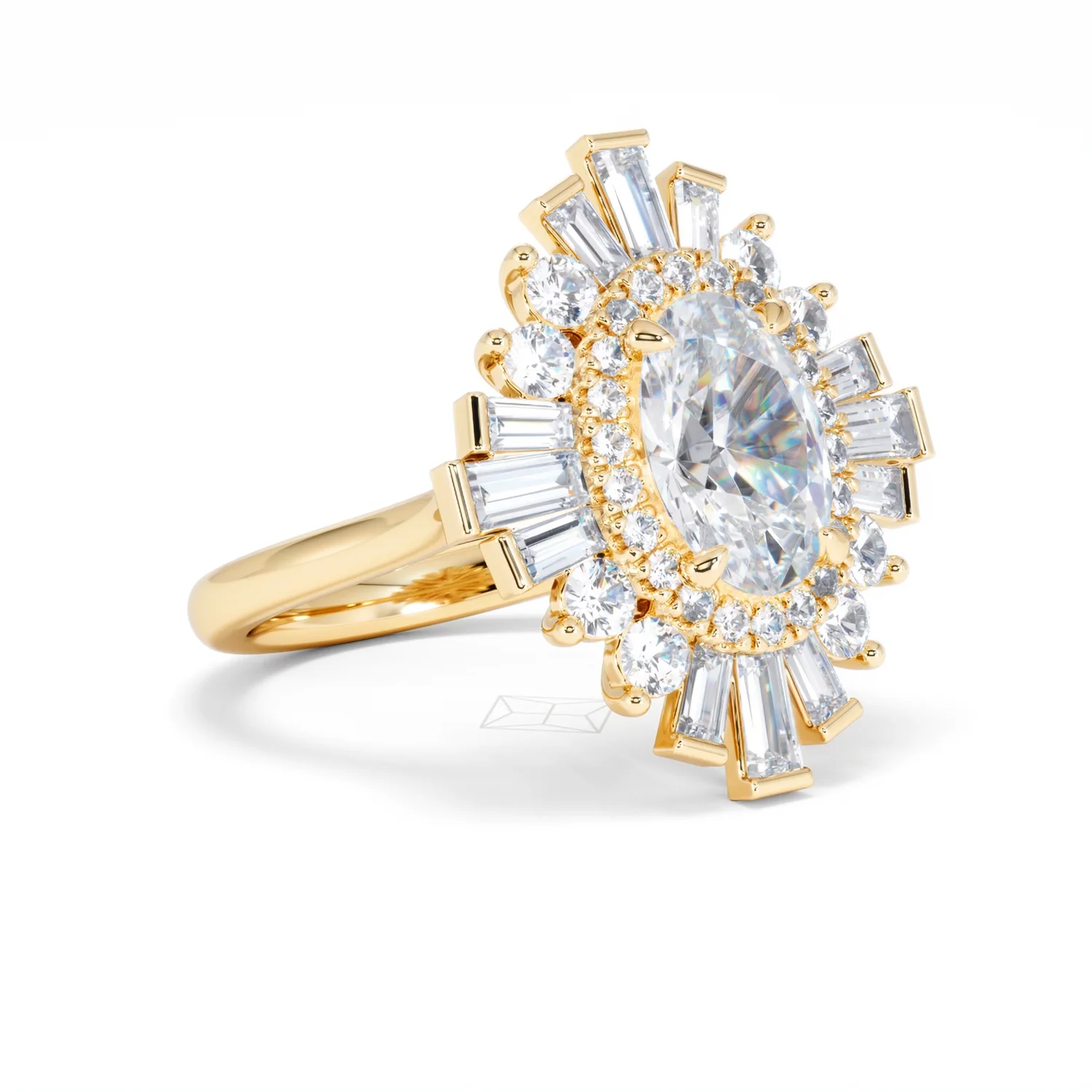 The Radiance Lab Diamond Ring 3.35ct H/SI SetI in 18K Gold - Image 18