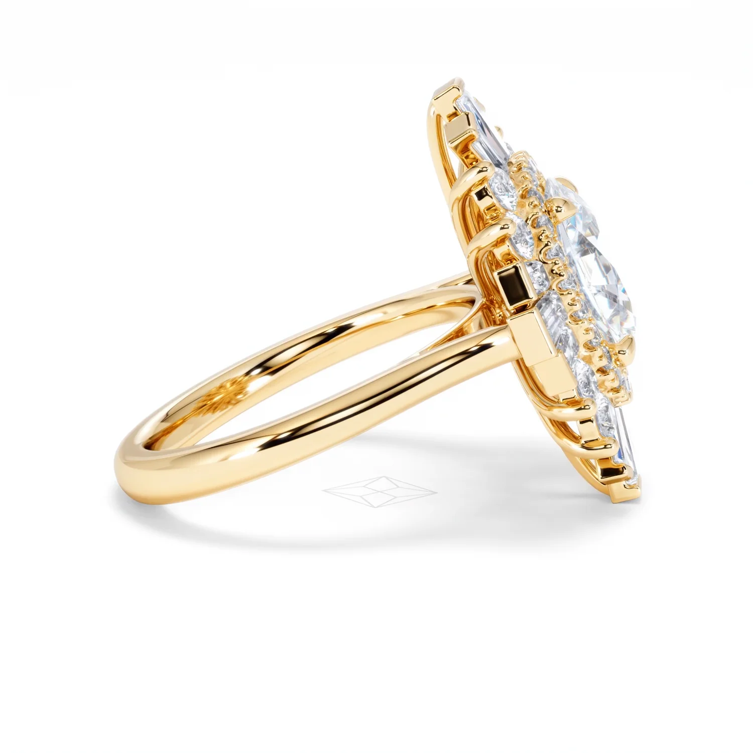 The Radiance Lab Diamond Ring 3.35ct H/SI SetI in 18K Gold - Image 29