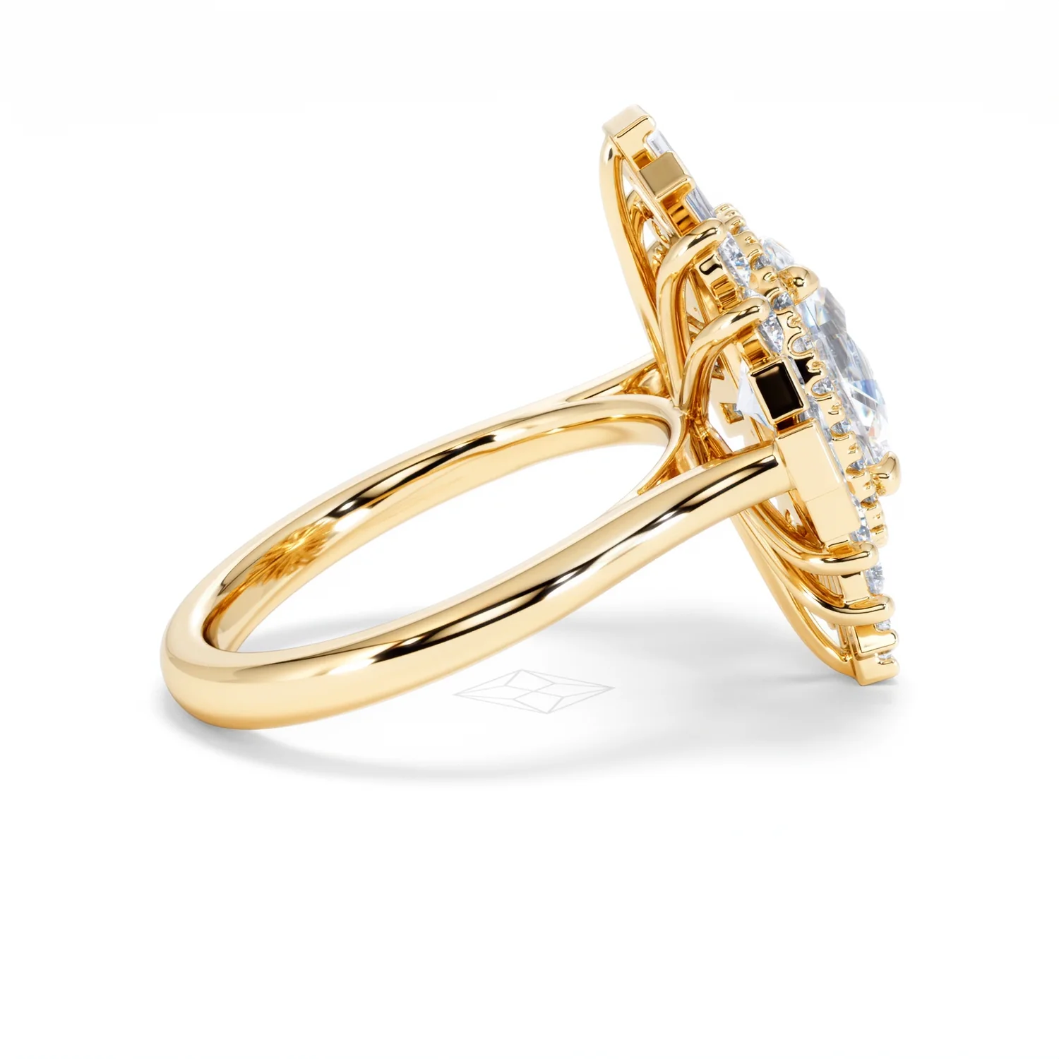 The Radiance Lab Diamond Ring 3.35ct H/SI SetI in 18K Gold - Image 32