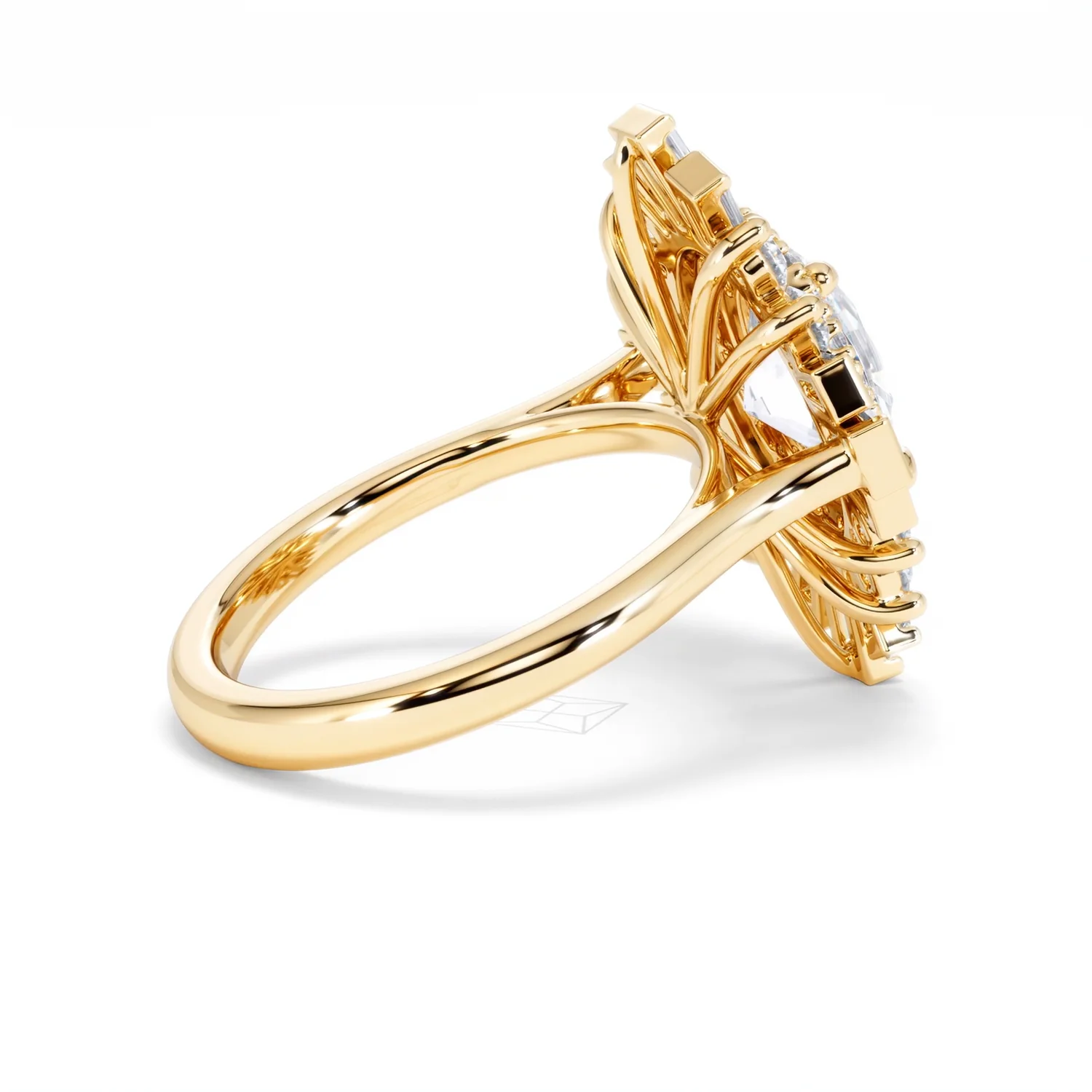 The Radiance Lab Diamond Ring 3.35ct H/SI SetI in 18K Gold - Image 35