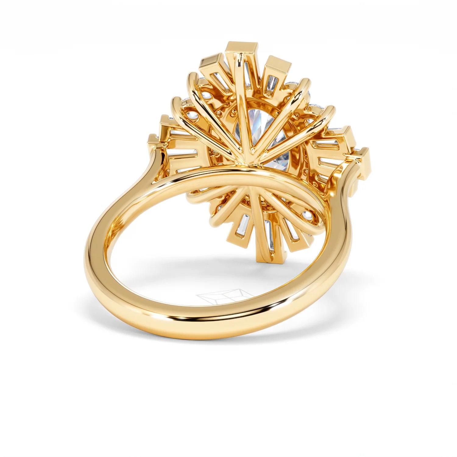The Radiance Lab Diamond Ring 3.35ct H/SI SetI in 18K Gold - Image 46