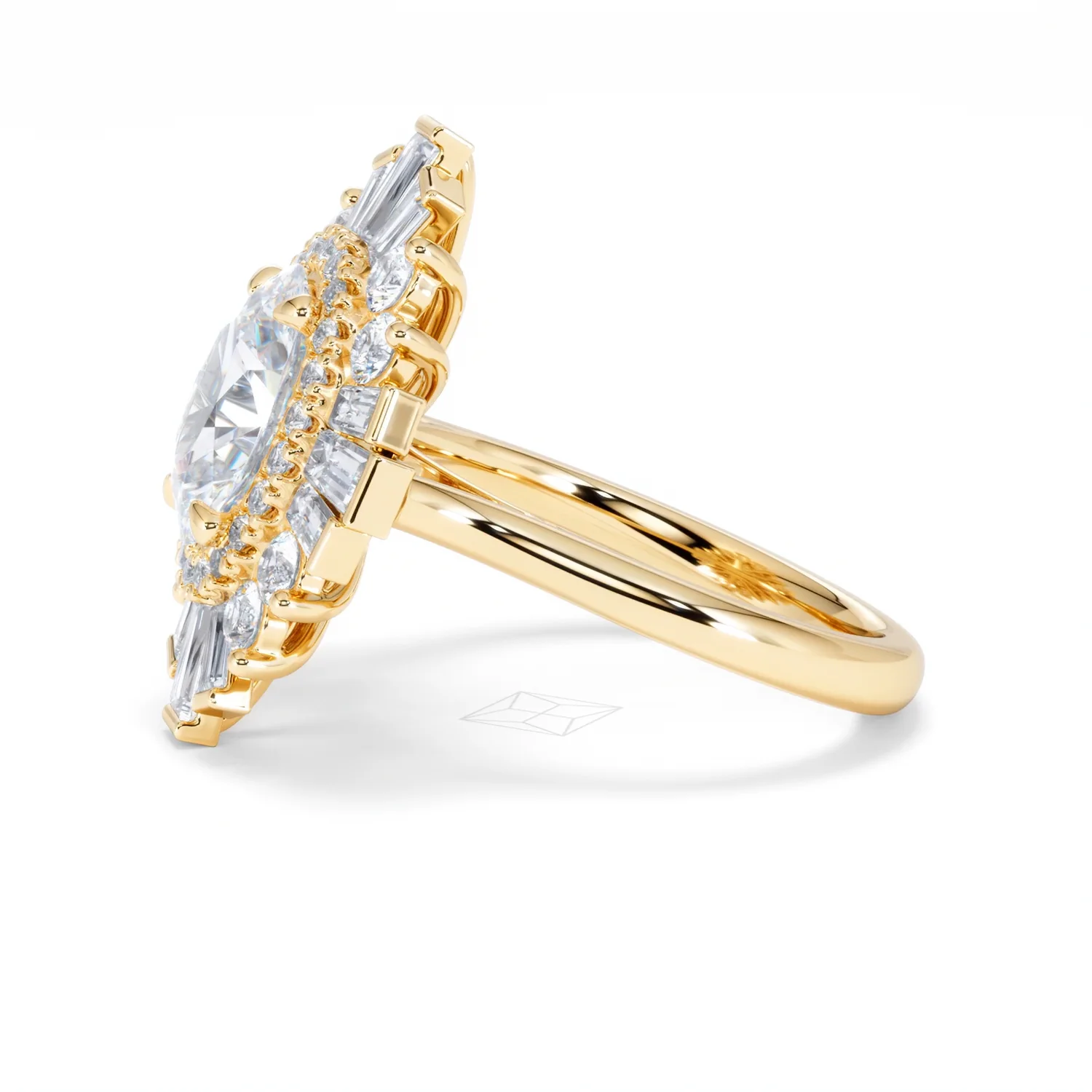 The Radiance Lab Diamond Ring 3.35ct H/SI SetI in 18K Gold - Image 73