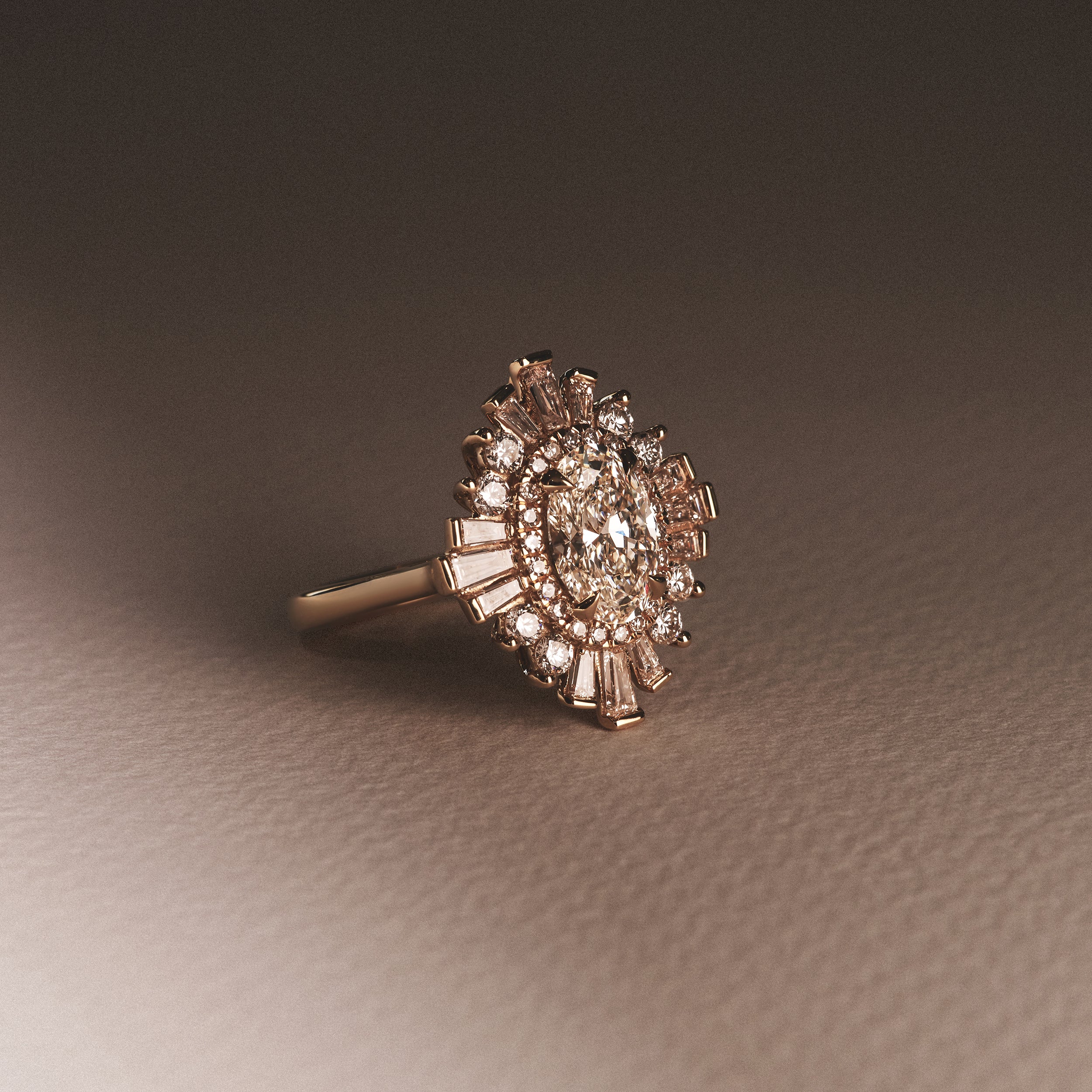 The Radiance Lab Diamond Ring 3.35ct H/SI SetI in 18K Gold - Image 8