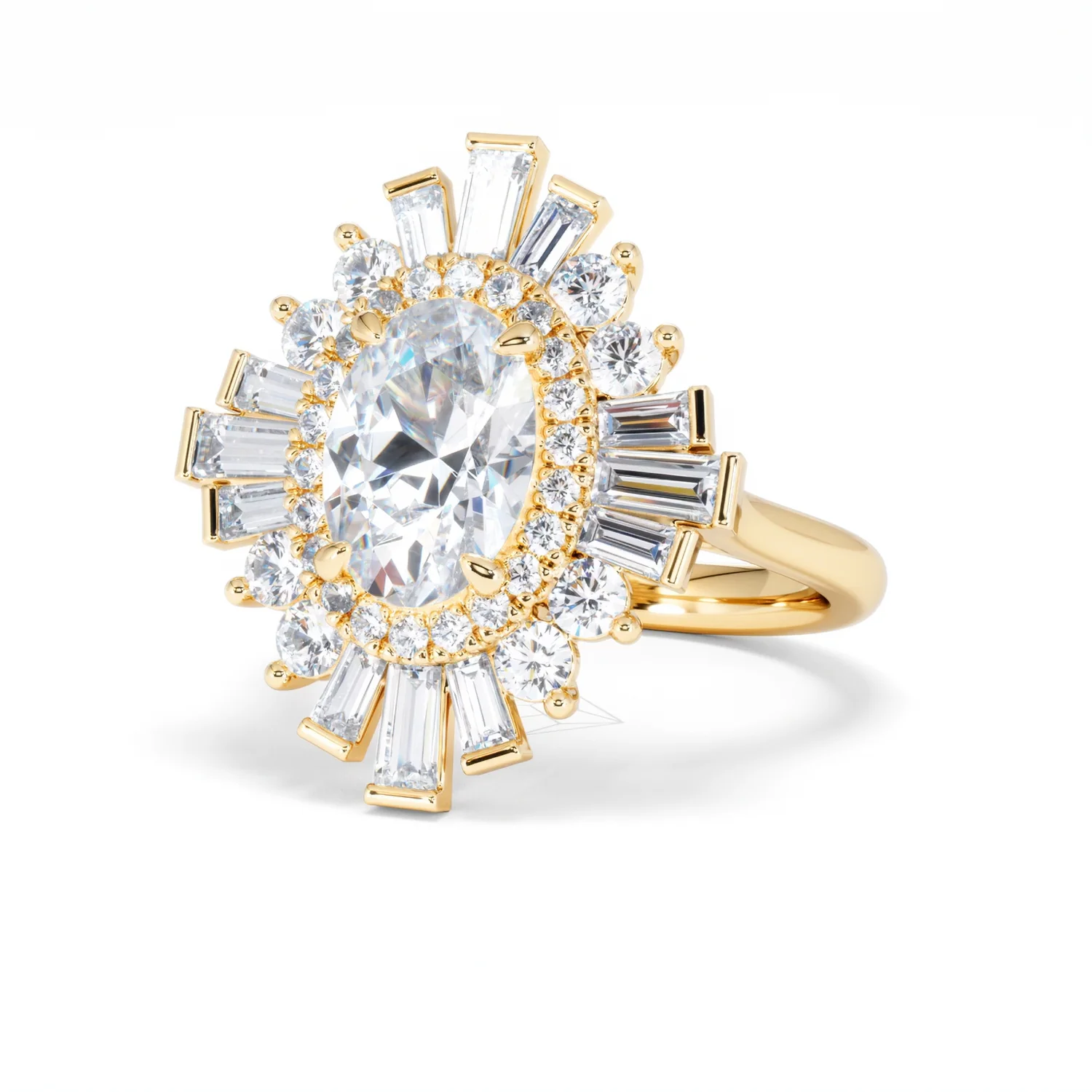 The Radiance Lab Diamond Ring 3.35ct H/SI SetI in 18K Gold - Image 85