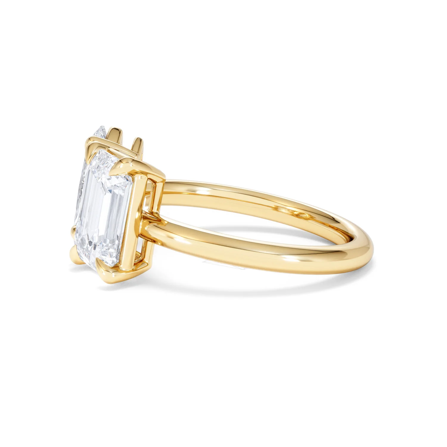 Toi Et Moi 3.00ct Marquise and Emerald Cut Lab Diamond Engagement Ring in 18K Yellow Gold - Image 71
