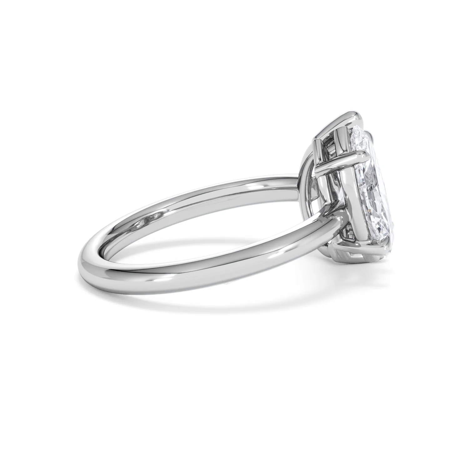 Toi Et Moi 3.00ct Pear and Marquise Cut Lab Diamond Engagement Ring in Platinum - Image 30