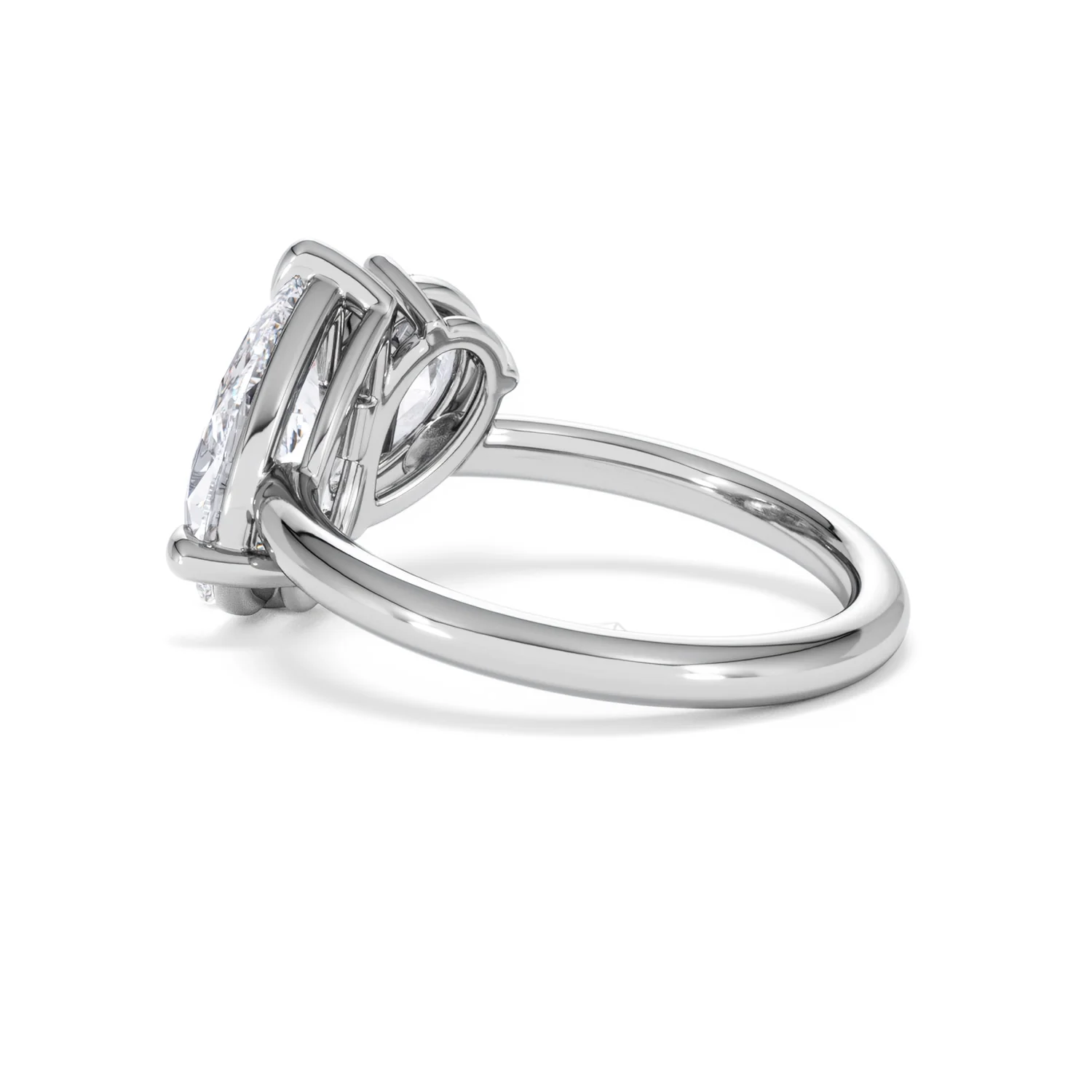 Toi Et Moi 3.00ct Pear Cut Lab Diamond Engagement Ring in Platinum - Image 61