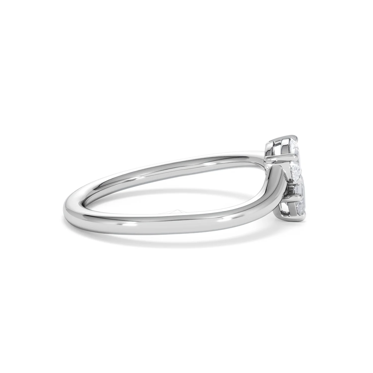 Toi et Moi Emerald and Pear Cut Lab Diamond Ring 30ct F/VS in 925 Silver - Image 29