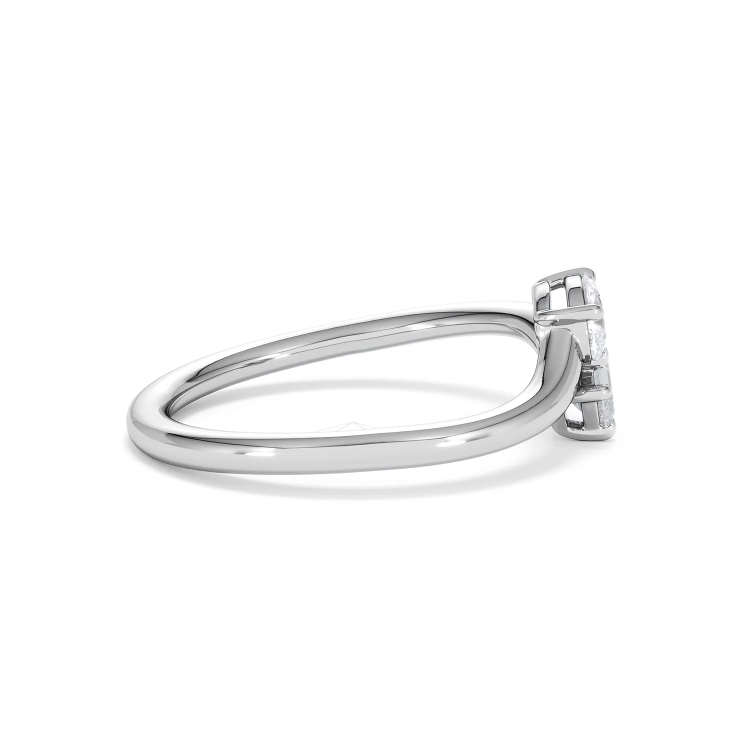 Toi et Moi Emerald and Pear Cut Lab Diamond Ring 30ct F/VS in 925 Silver - Image 30