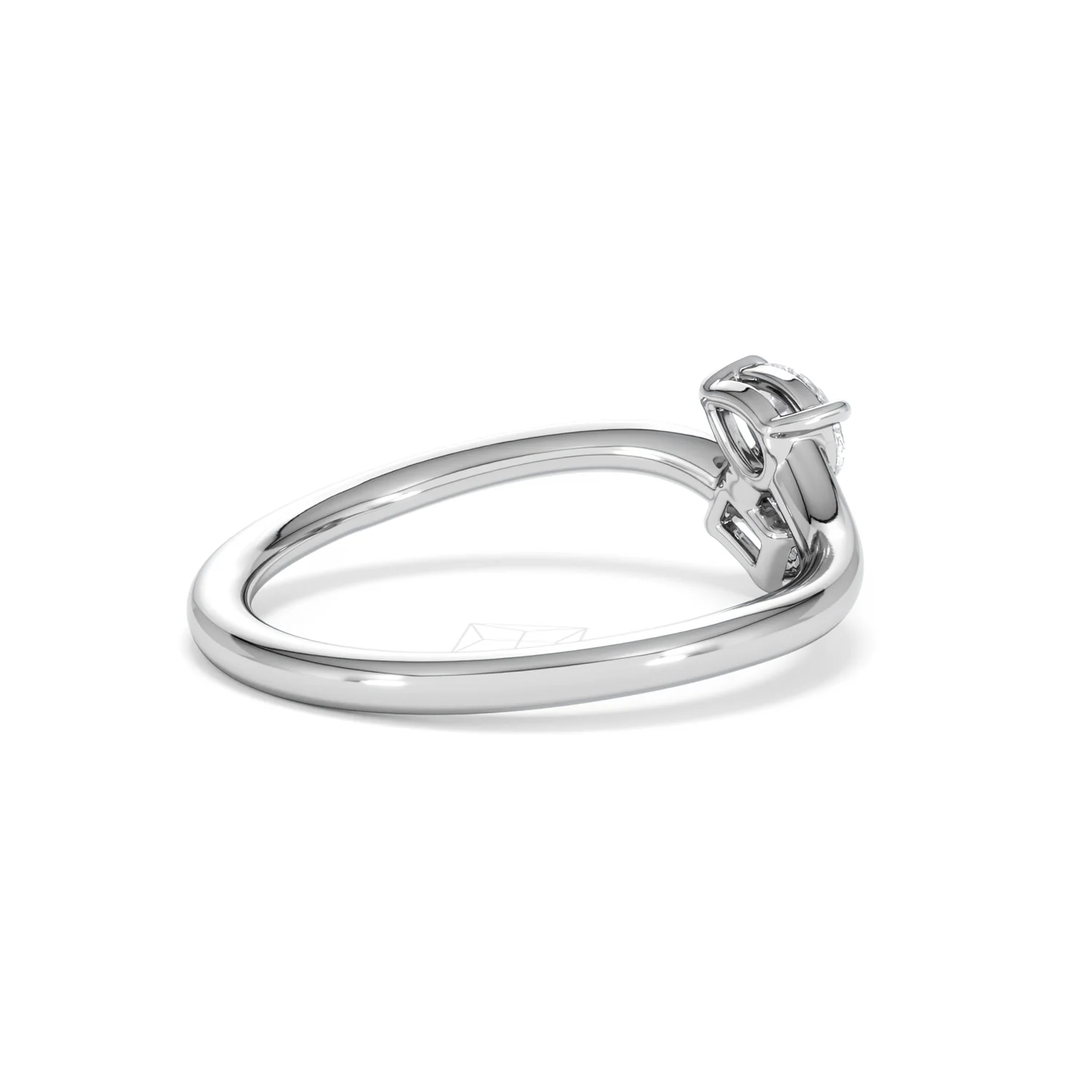 Toi et Moi Emerald and Pear Cut Lab Diamond Ring 30ct F/VS in 925 Silver - Image 38