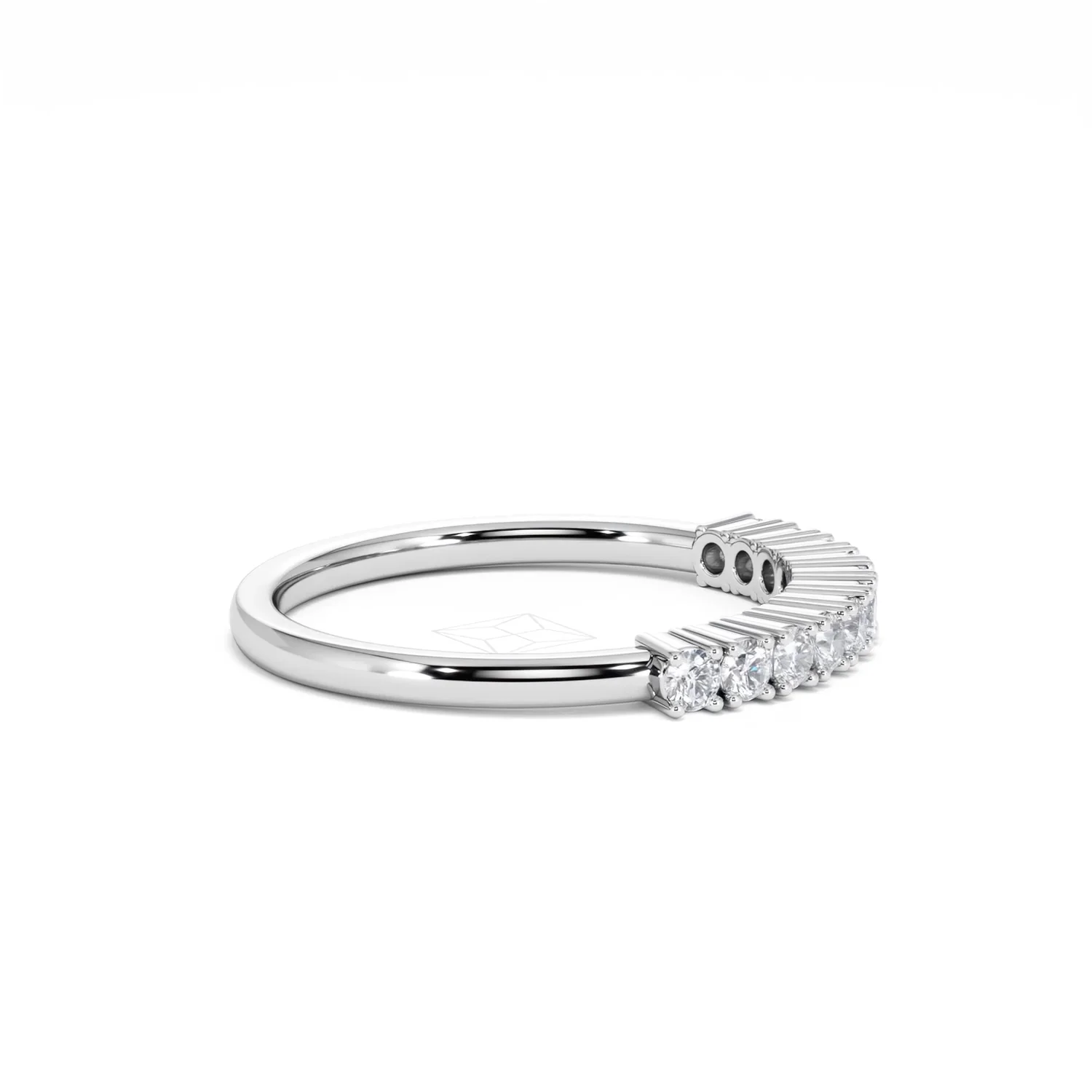 Twilight Lab Diamond 0.30ct H/SI Half Eternity Ring in 925 Silver - Image 26