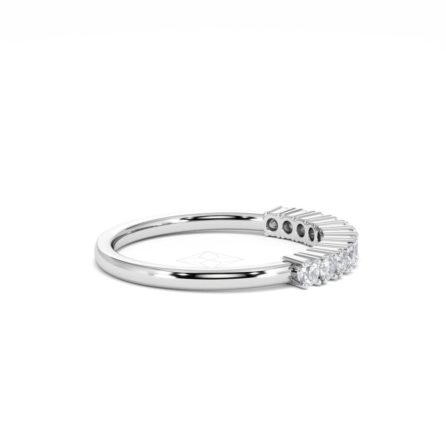 Twilight Lab Diamond 0.30ct H/SI Half Eternity Ring in 925 Silver - Image 29