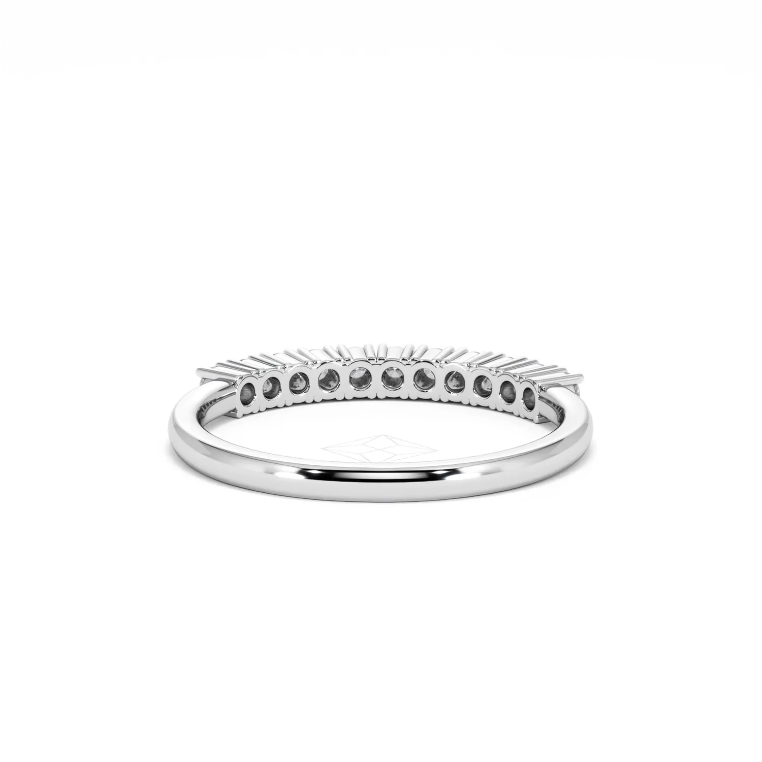 Twilight Lab Diamond 0.30ct H/SI Half Eternity Ring in 925 Silver - Image 47