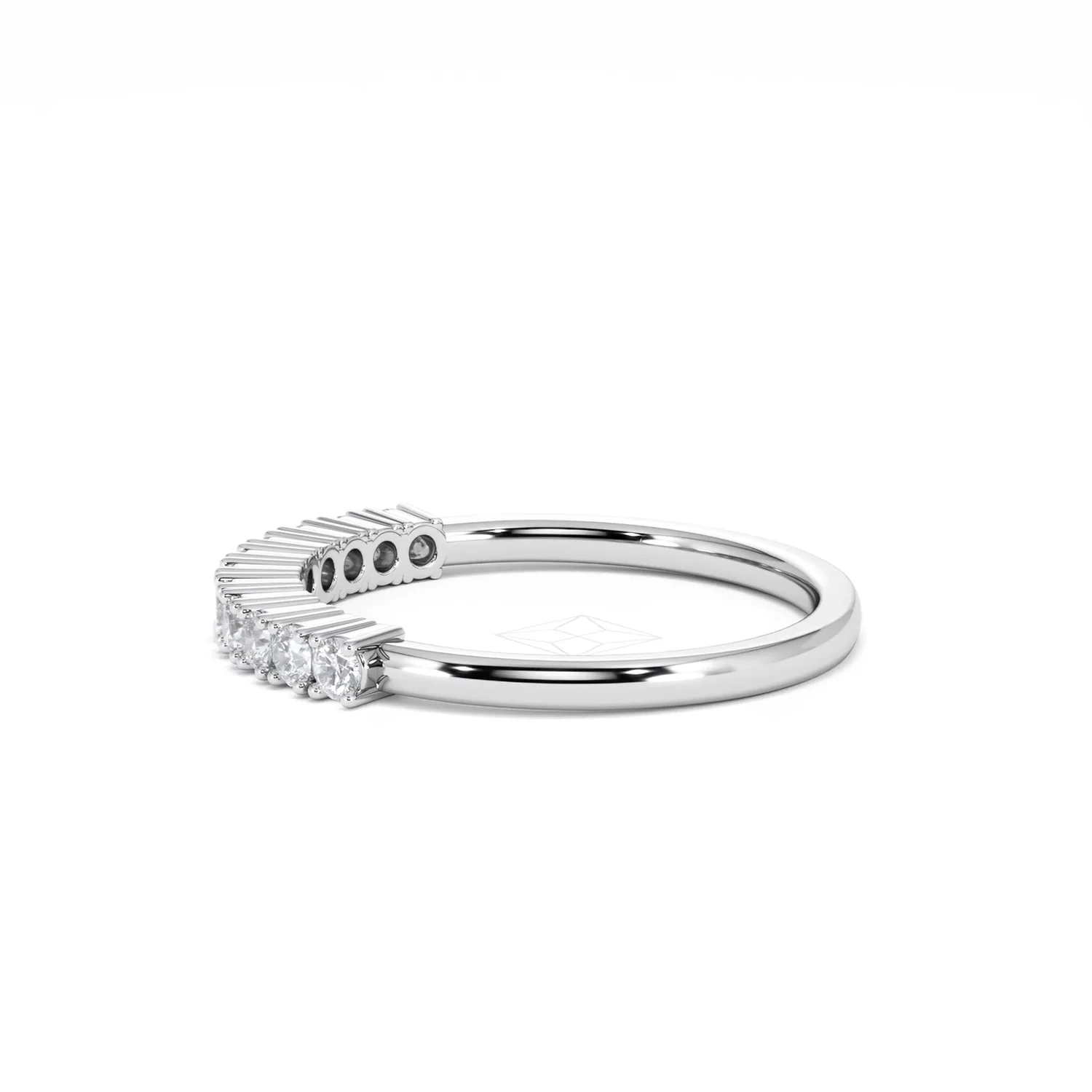 Twilight Lab Diamond 0.30ct H/SI Half Eternity Ring in 925 Silver - Image 67