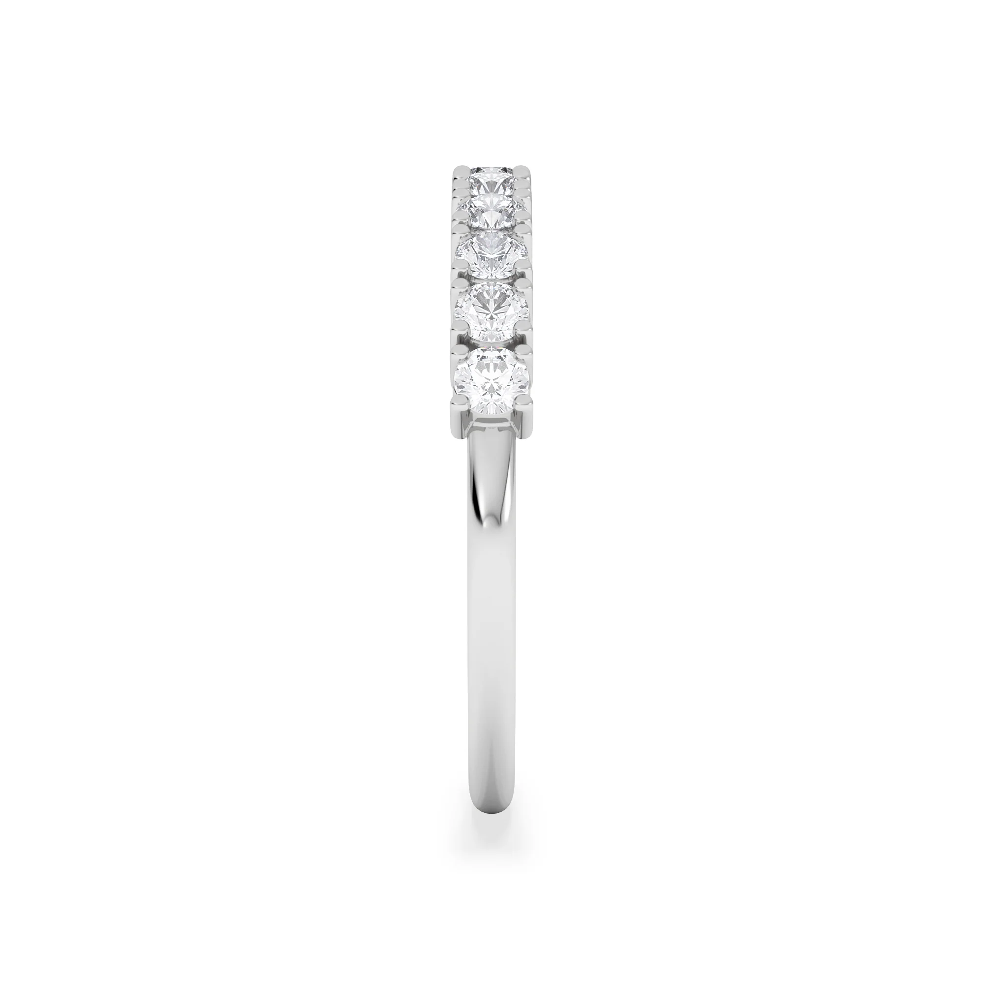 Twilight Lab Diamond 0.50ct H/SI Half Eternity Ring 925 Silver - Image 5