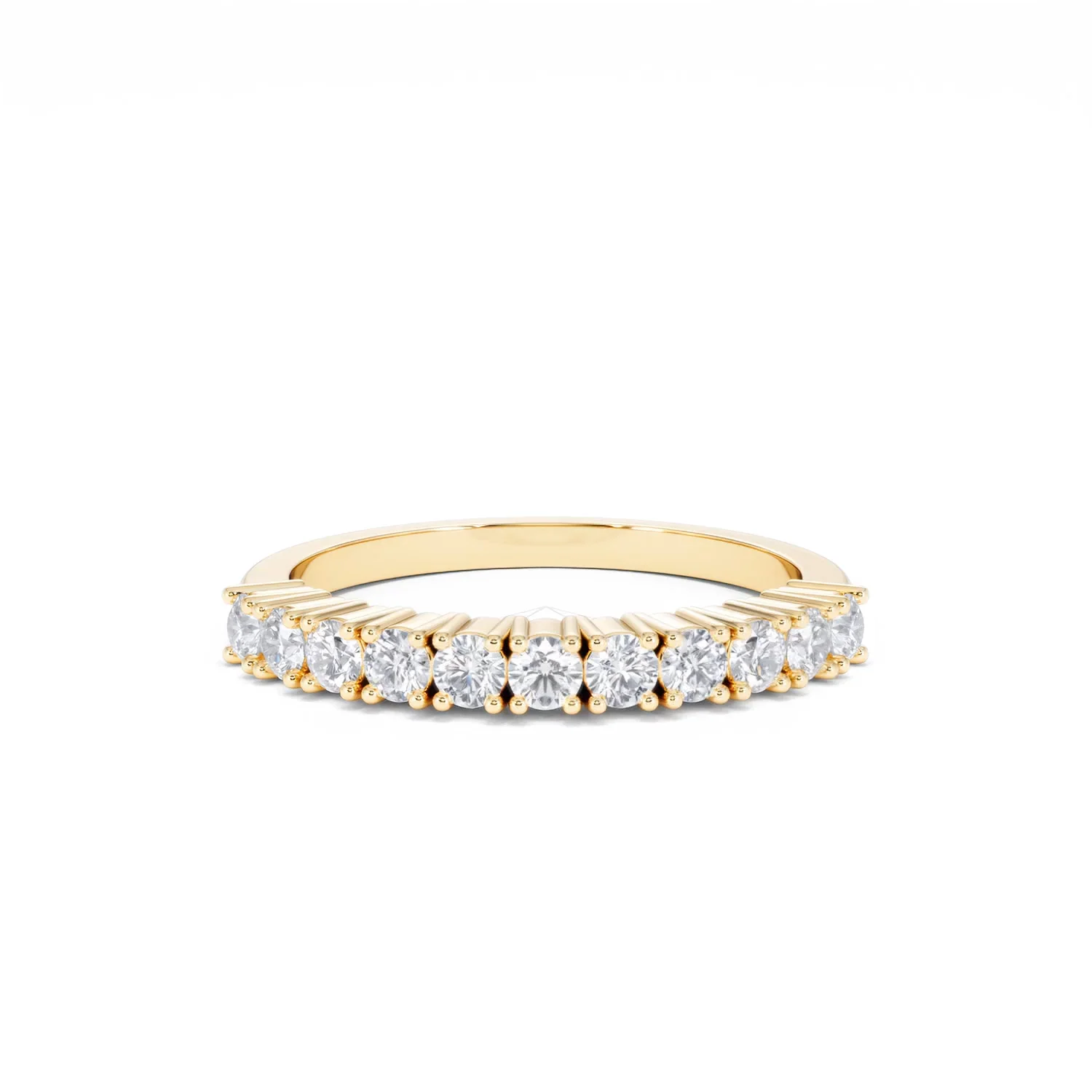 Twilight Lab Diamond 0.50ct H/SI Half Eternity Ring in 9K Gold - Image 8